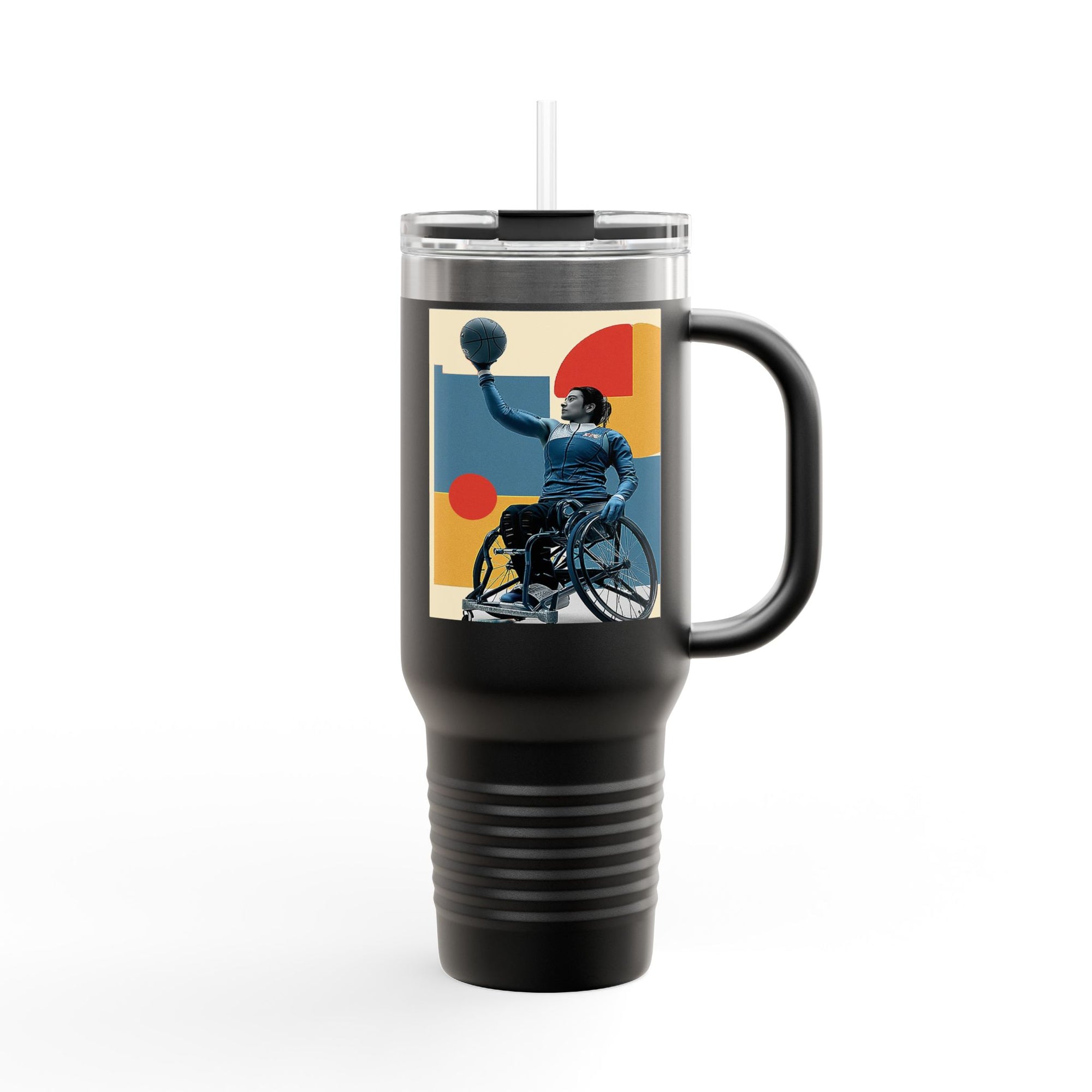Vibrant Insulated Travel Mug, 40oz | Stylish Drinkware for Outdoor Adventures, Sports, Travel, Gifts