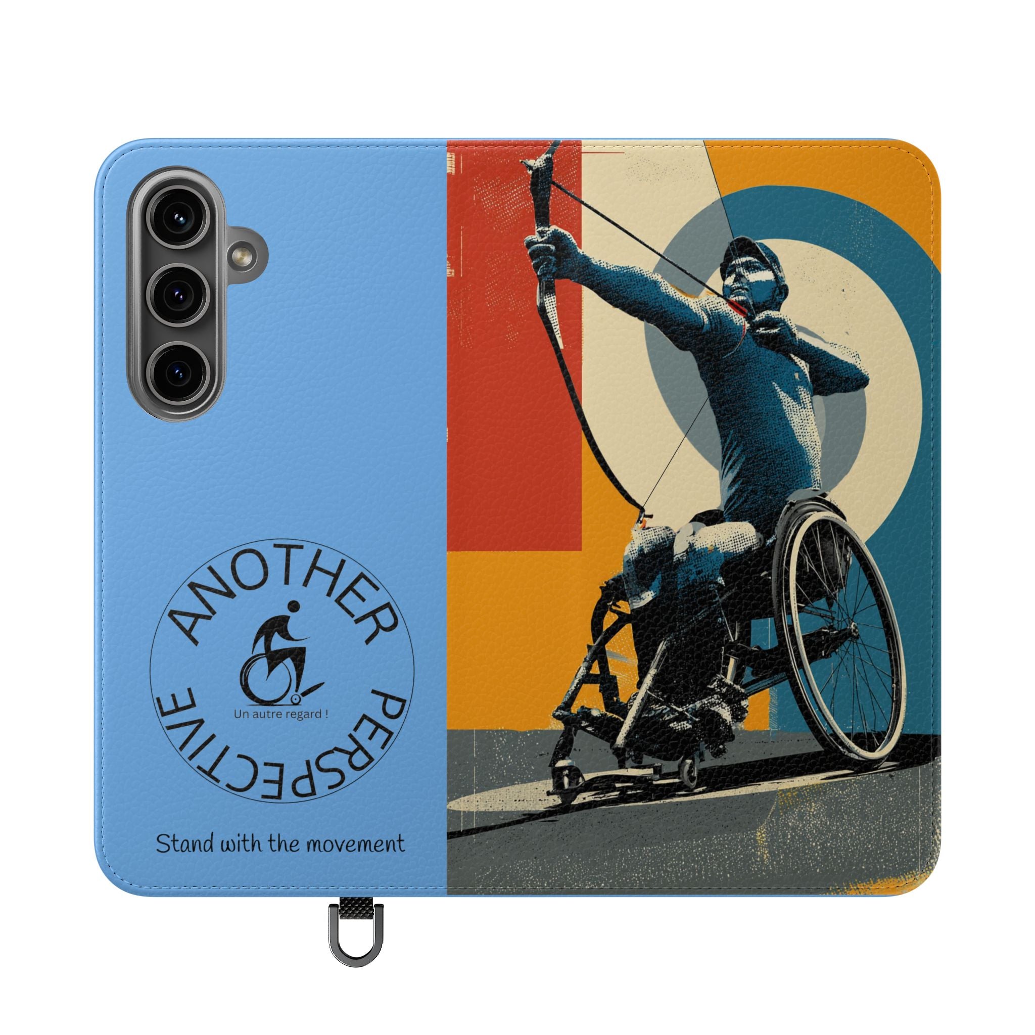 Sporty Flip Case for Athletes Archery, Phone Wallet Cover, Stylish Mobile Case, Perfect Gift for Sports Fans, Functional Design