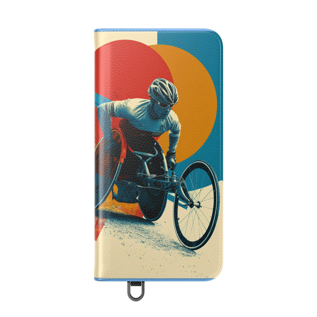 Mobility Advocate Flip Case for Phone Wheelchair, Supportive Gift for Activists, Stylish Wallet Phone Case, Perfect for Everyday Use