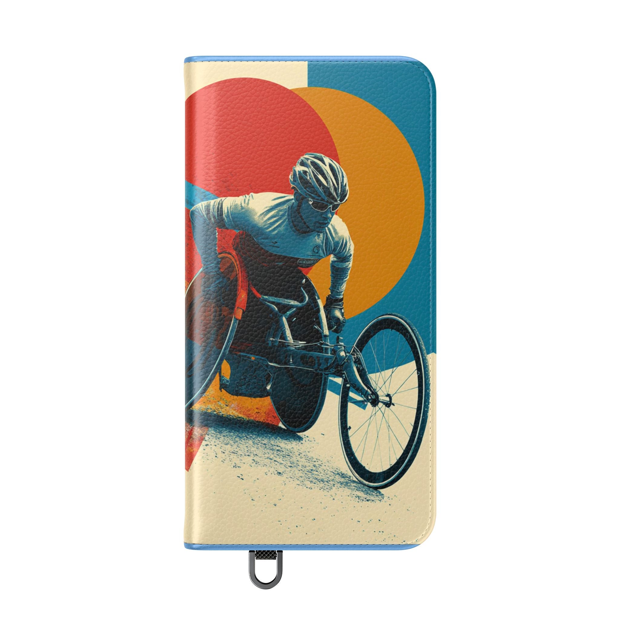 Mobility Advocate Flip Case for Phone Wheelchair, Supportive Gift for Activists, Stylish Wallet Phone Case, Perfect for Everyday Use