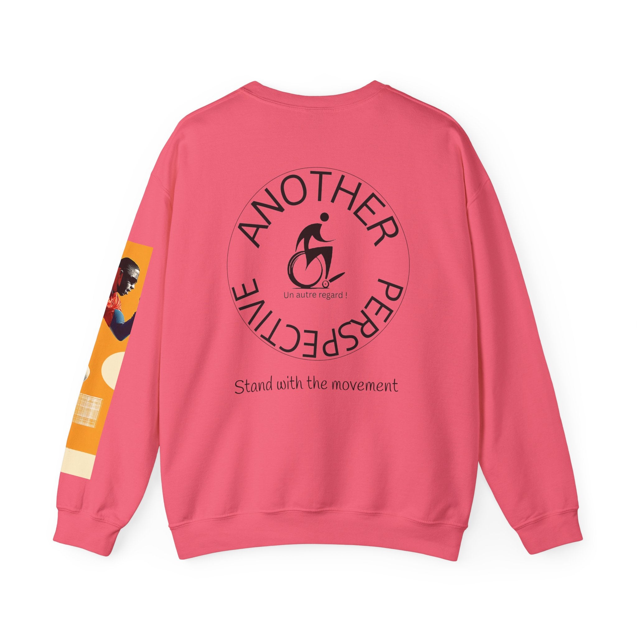 Inclusive Course Sports Themed Sweatshirt for Empowerment, Unisex Heavy Blend Crewneck, Inspirational Gift for Activists