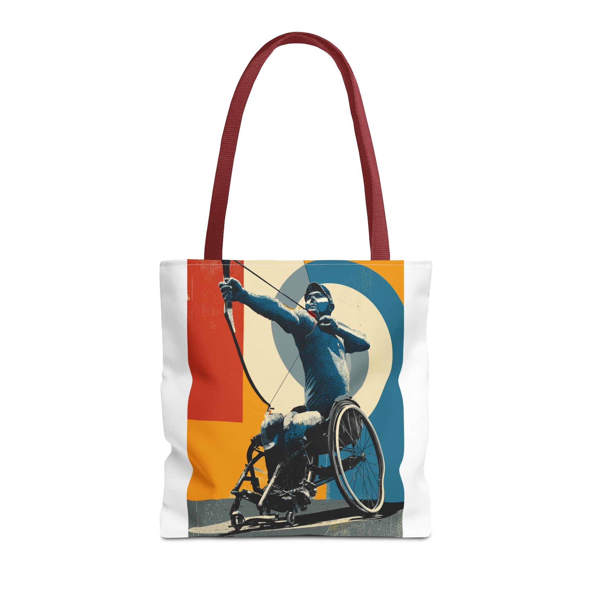 Inspirational Wheelchair Sports Tote Bag | Motivational Gym Bag, Everyday Use, Eco-Friendly Gift, Unique Sporty Design