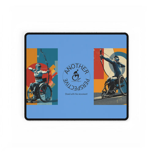 Adaptive Archery Wheelchair Athléte Sports Desk Mat - Another Perspective | Motivational Workspace Décor, Office Gift, Inspirational Desk Pad, Home Office Decor, [...]