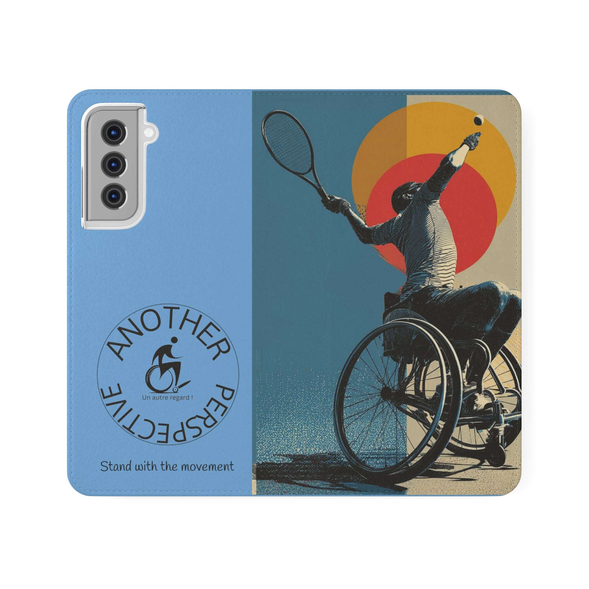 Sporty Flip Case for Athletes Tennis, Phone Wallet Cover, Stylish Mobile Case, Perfect Gift for Sports Fans, Functional Design