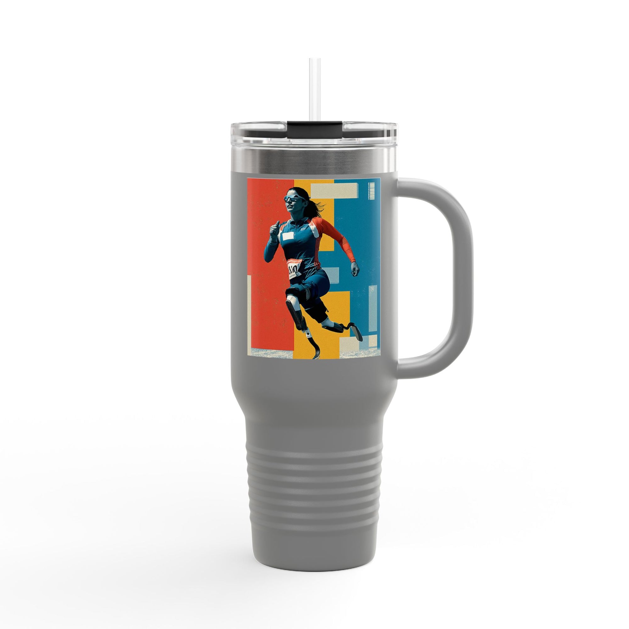 Vibrant Insulated Travel Mug, 40oz | Stylish Drinkware for Outdoor Adventures, Sports, Travel, Gifts