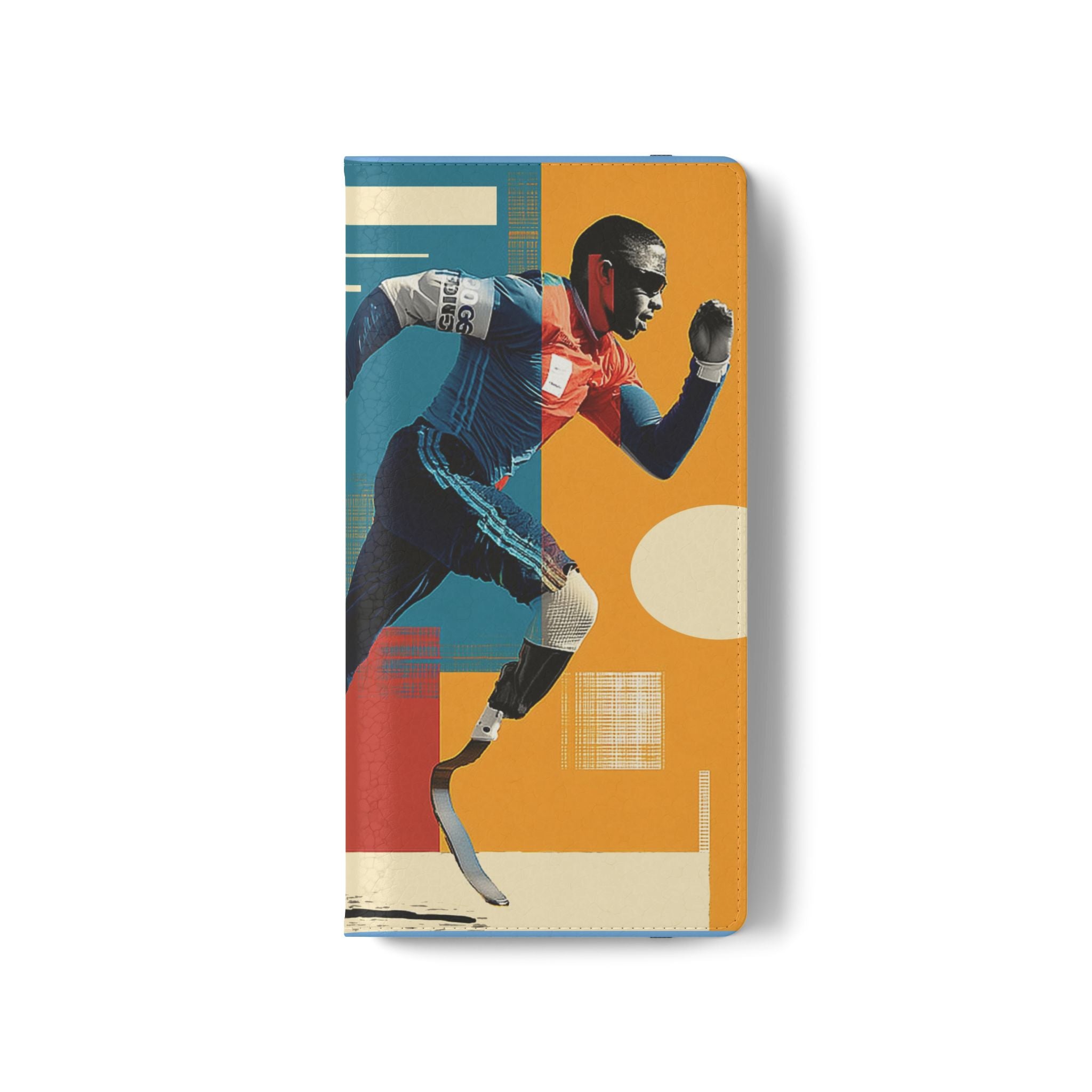 Sporty Flip Case for Athletes Course , Phone Wallet Cover, Stylish Mobile Case, Perfect Gift for Sports Fans, Functional Design