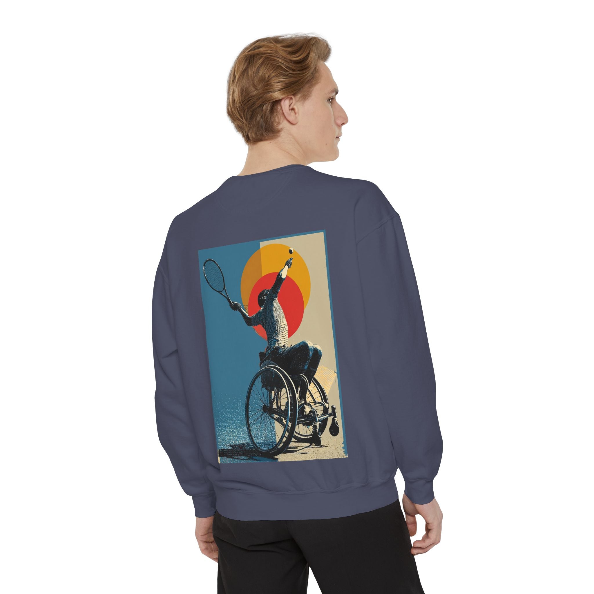 Inspirational Unisex Sweatshirt - Motivational Sports Tennis Design | Perfect for Coaches, Athletes, Gifts, Casual Wear, and Events