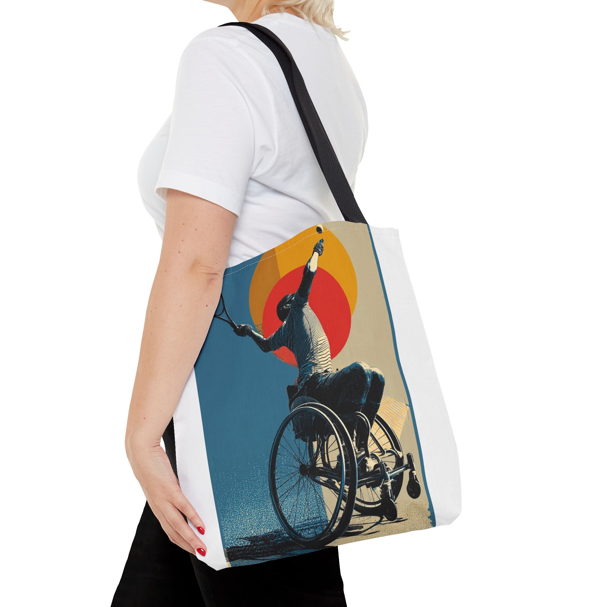 Inspirational Tennis Sports Tote Bag | Motivational Gym Bag, Everyday Use, Eco-Friendly Gift, Unique Sporty Design