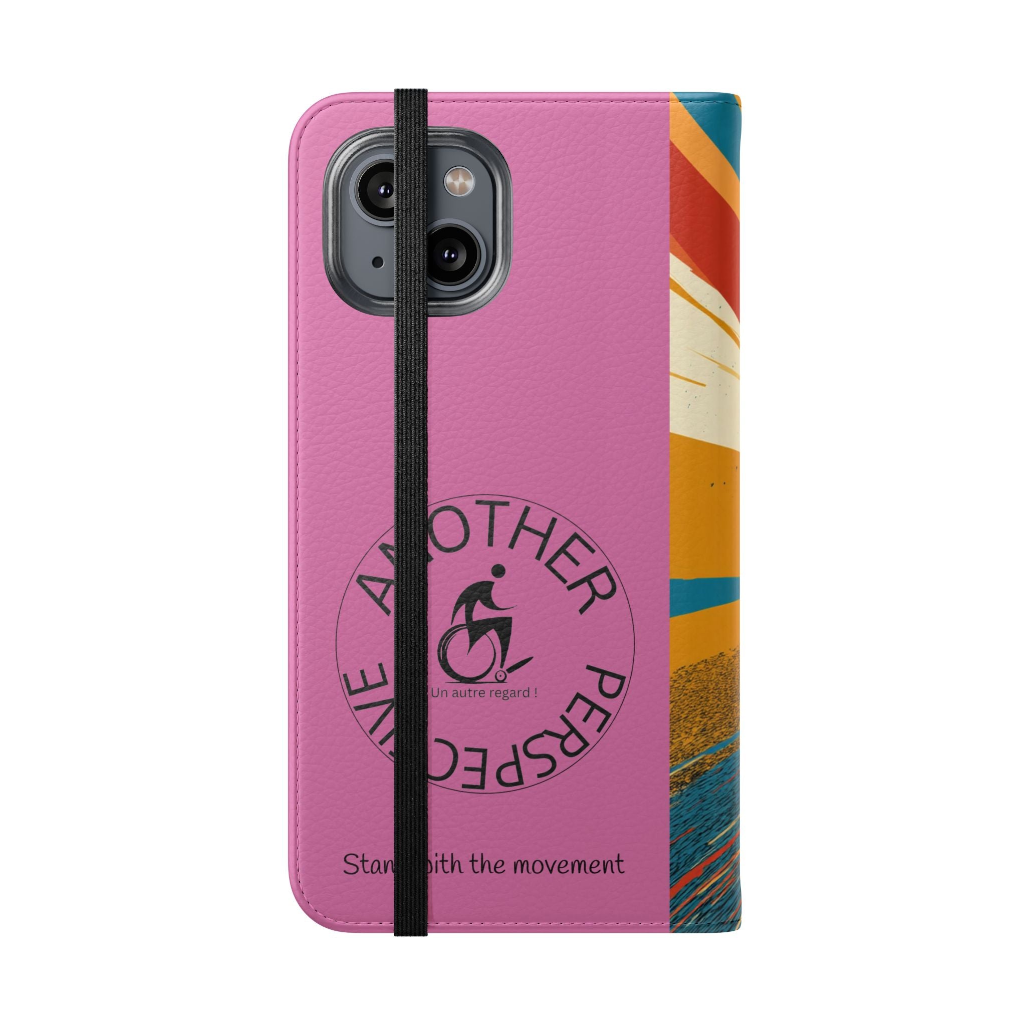 Inclusive Flip Cases for All Wheelchair, Phone Wallet, Strong & Stylish, Stand with the Movement, Perfect Gift, Everyday Use