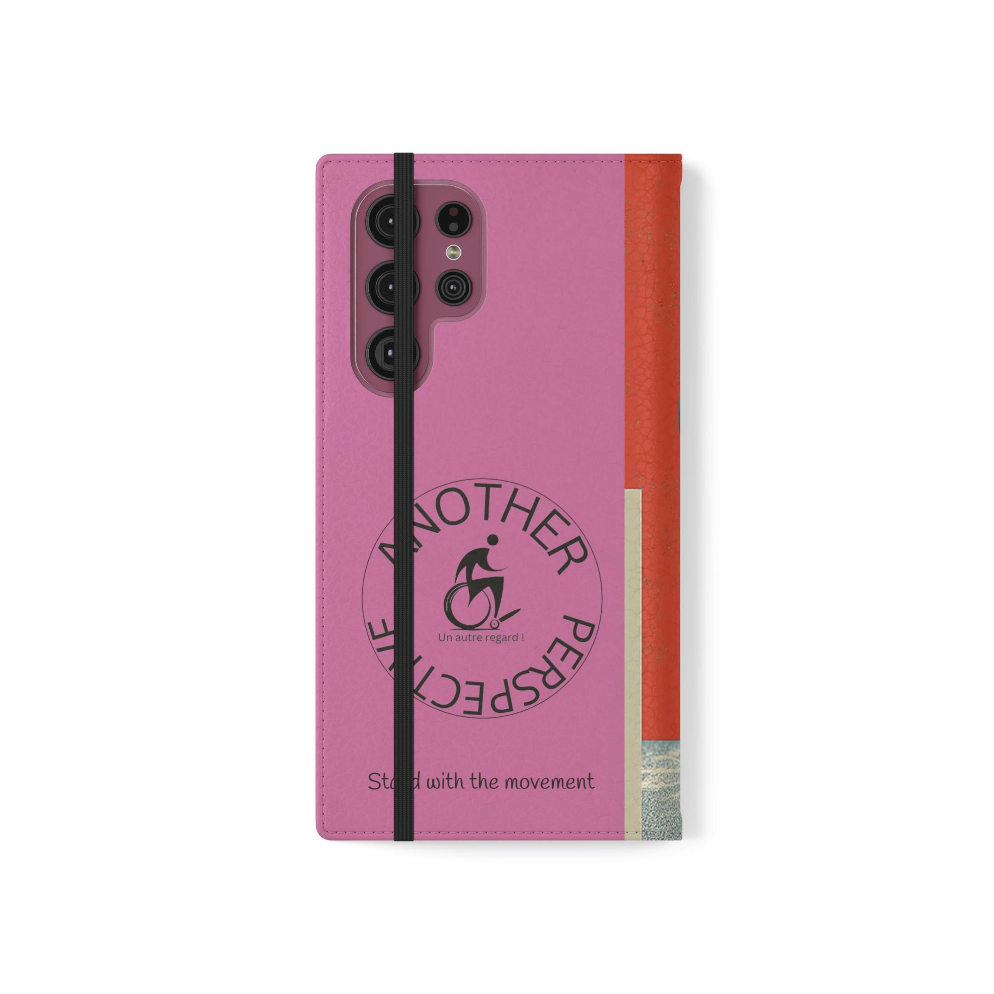 Empowering Flip Cases for Smartphones Course| Stand with the Movement, Stylish Phone Cover, Unique Gift, Inclusive Design, Support Accessibility