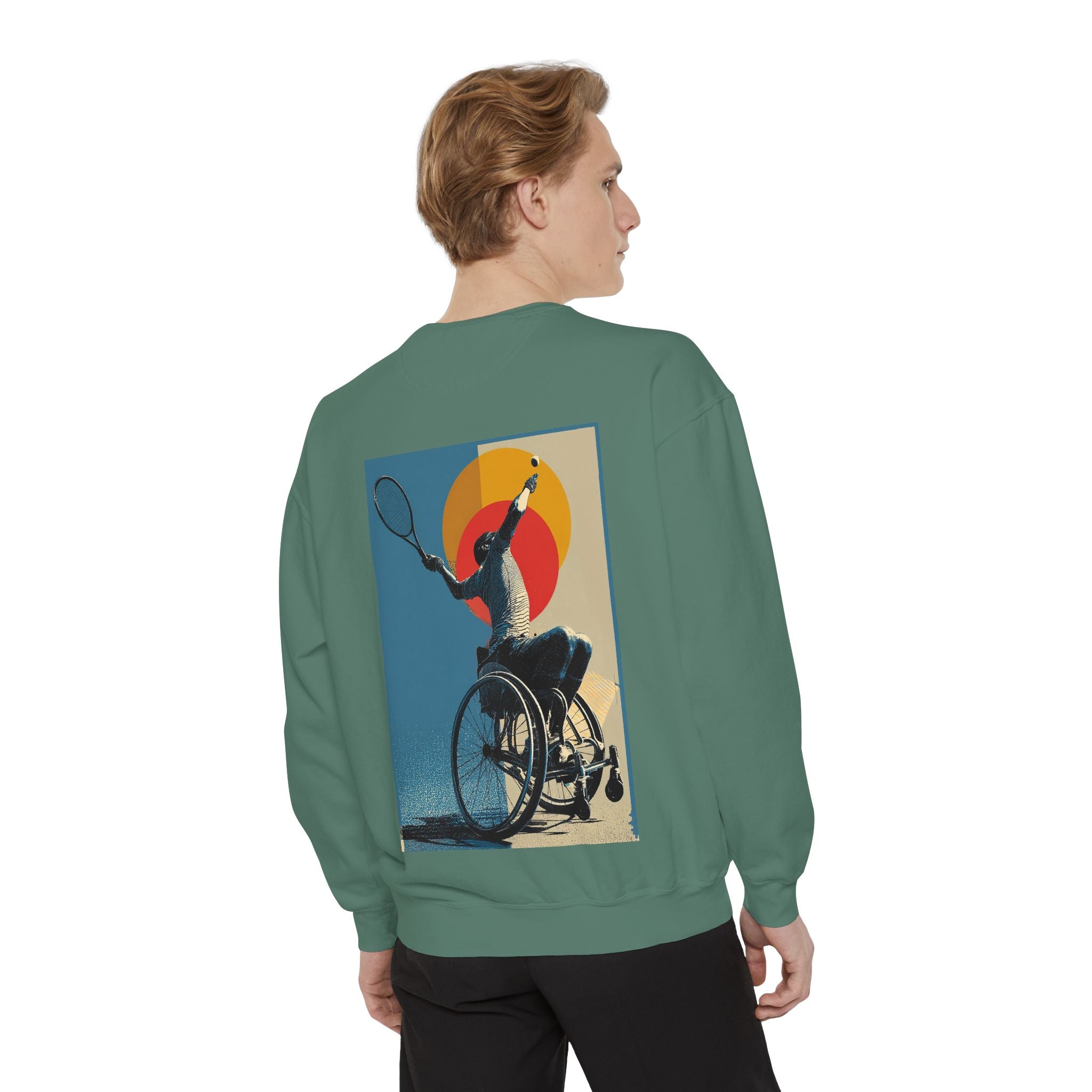 Inspirational Unisex Sweatshirt - Motivational Sports Tennis Design | Perfect for Coaches, Athletes, Gifts, Casual Wear, and Events