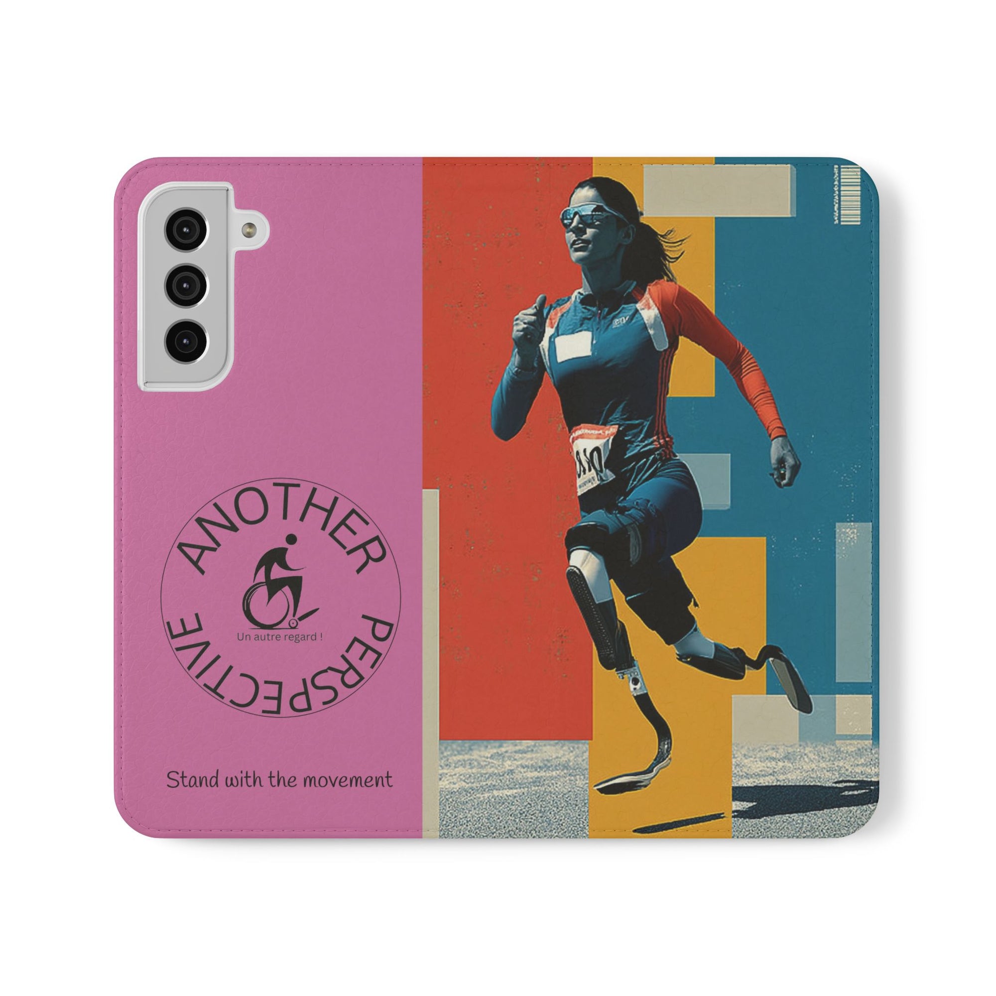 Empowering Flip Cases for Smartphones Course| Stand with the Movement, Stylish Phone Cover, Unique Gift, Inclusive Design, Support Accessibility