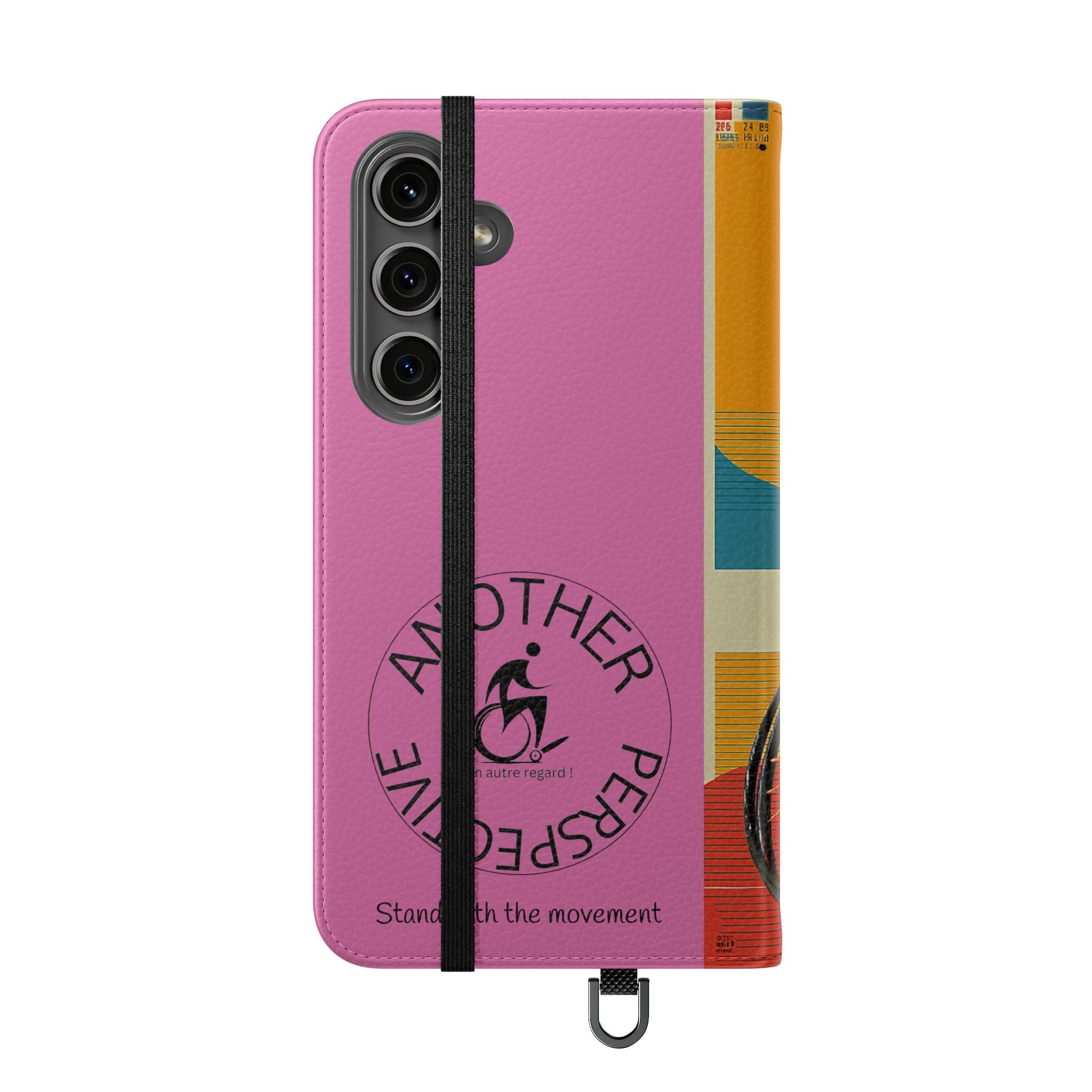 Sporty Flip Case for Wheelchair Basket Athletes, Phone Cover, Active Lifestyle Accessory, Gift for Sports Lovers, Personalized Case