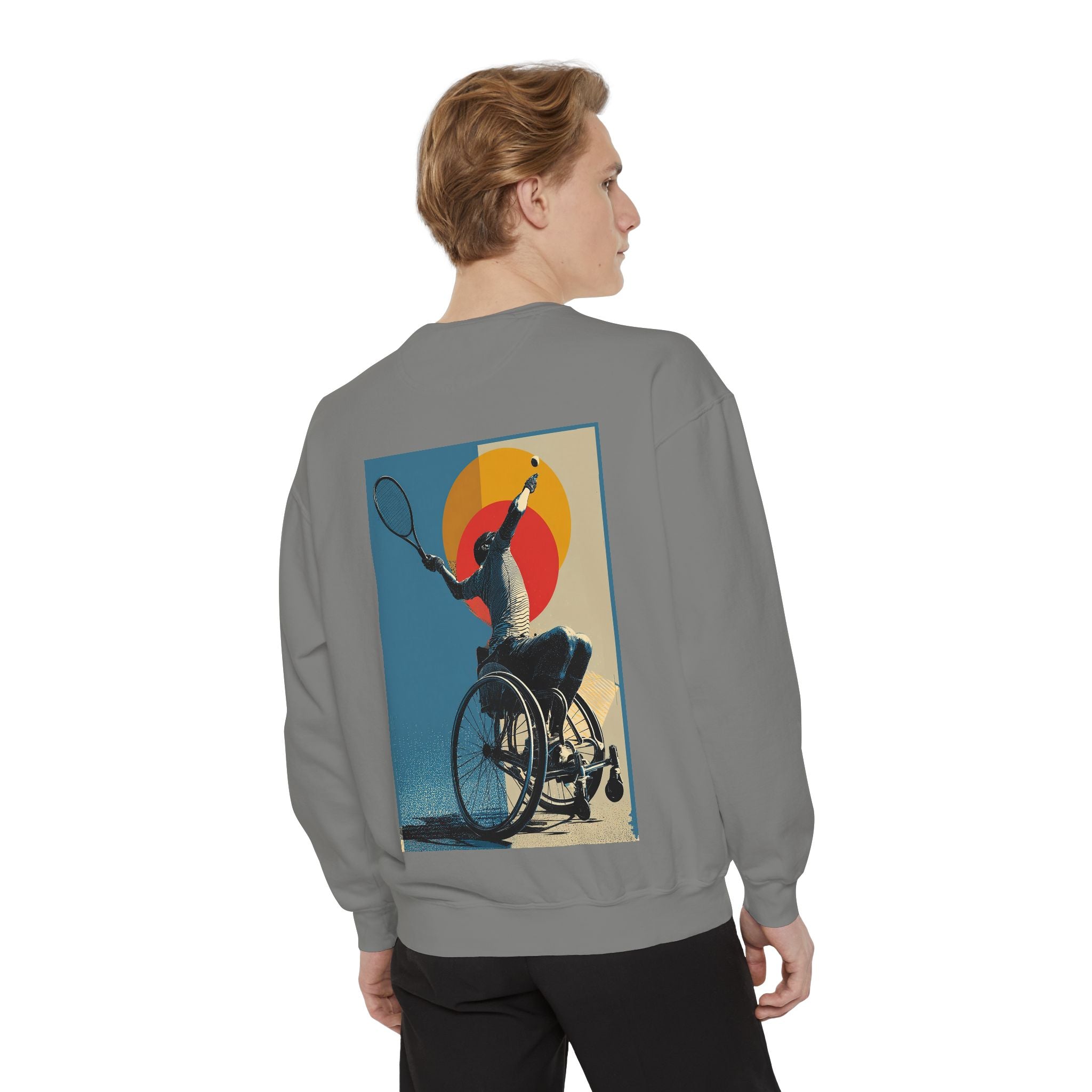 Inspirational Unisex Sweatshirt - Motivational Sports Tennis Design | Perfect for Coaches, Athletes, Gifts, Casual Wear, and Events
