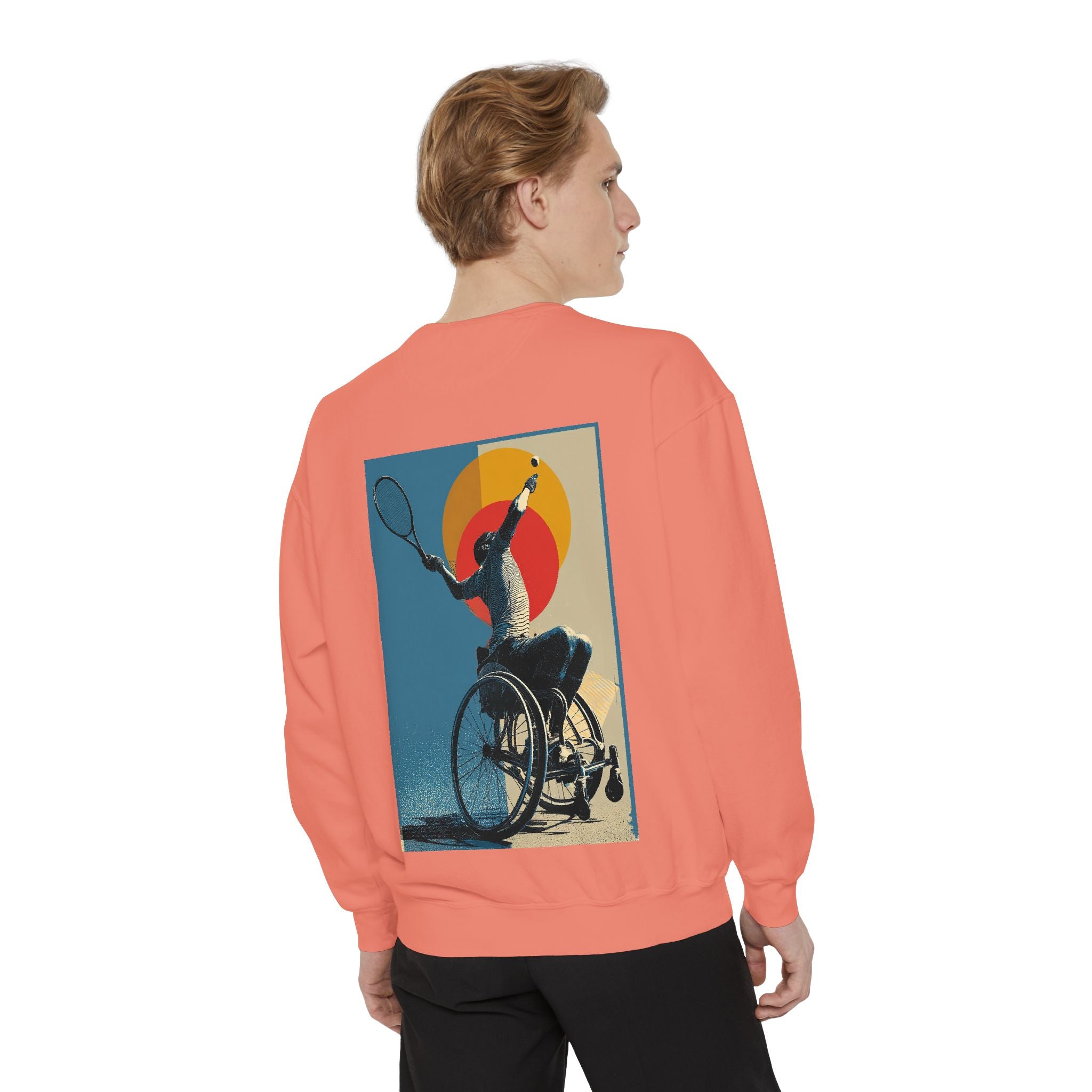Inspirational Unisex Sweatshirt - Motivational Sports Tennis Design | Perfect for Coaches, Athletes, Gifts, Casual Wear, and Events