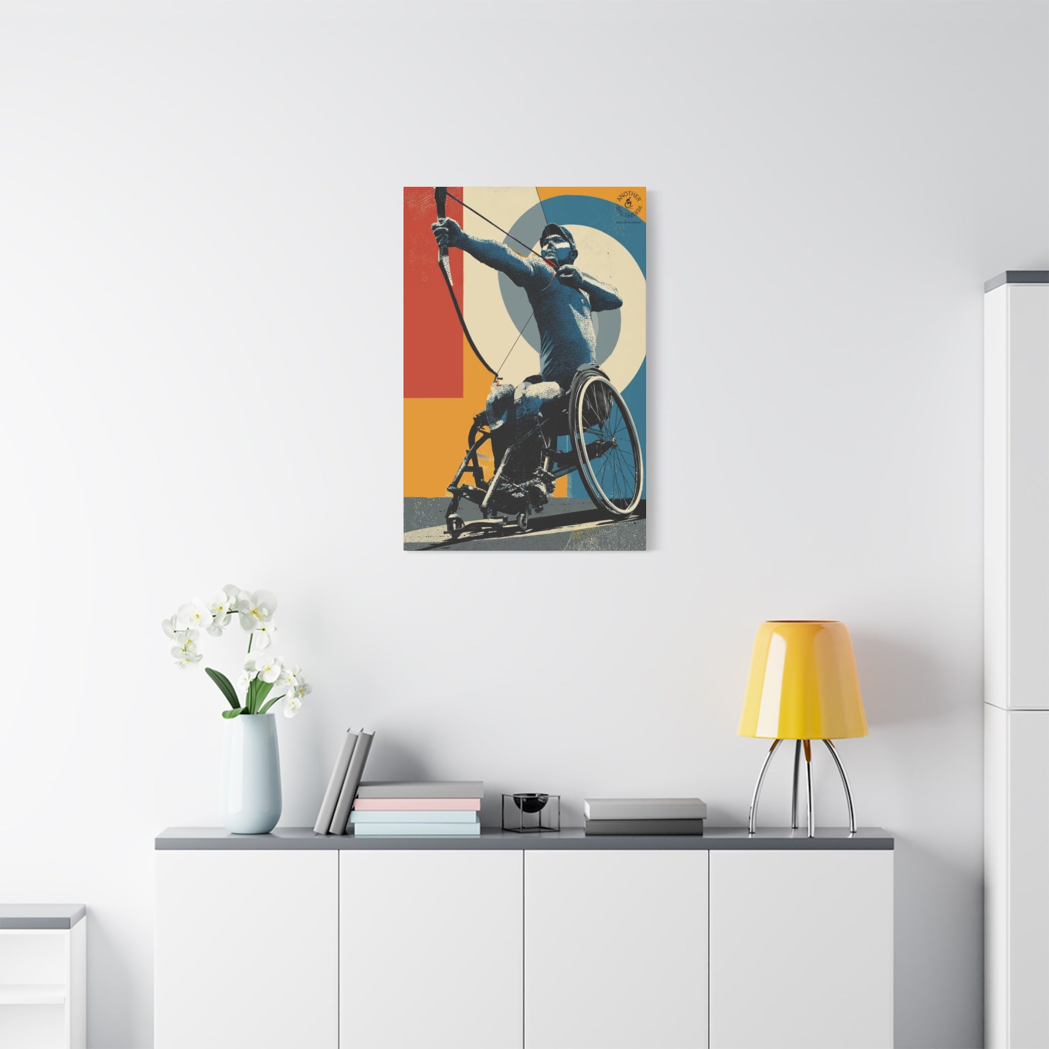 Empowering Wheelchair Archery Canvas Art, Inspirational Wall Decor, Motivational Home Decor, Unique Gift for Sports Enthusiasts, [...]