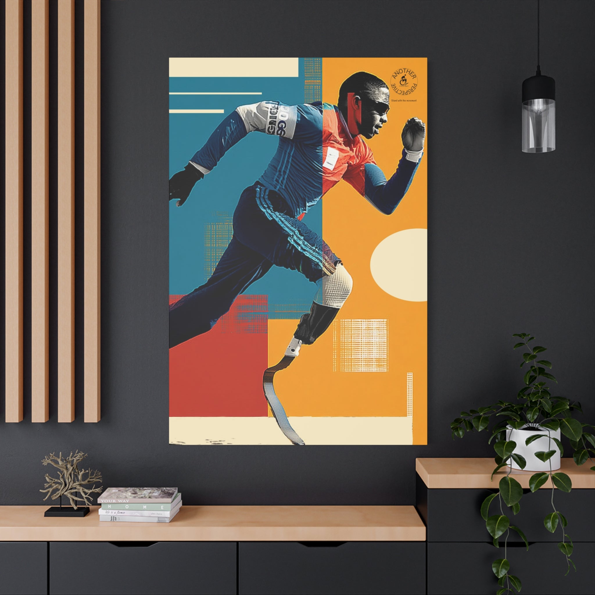 Empowering Athlete Course Canvas Art, Inspirational Wall Decor, Motivational Home Decor, Unique Gift for Sports Enthusiasts, [...]