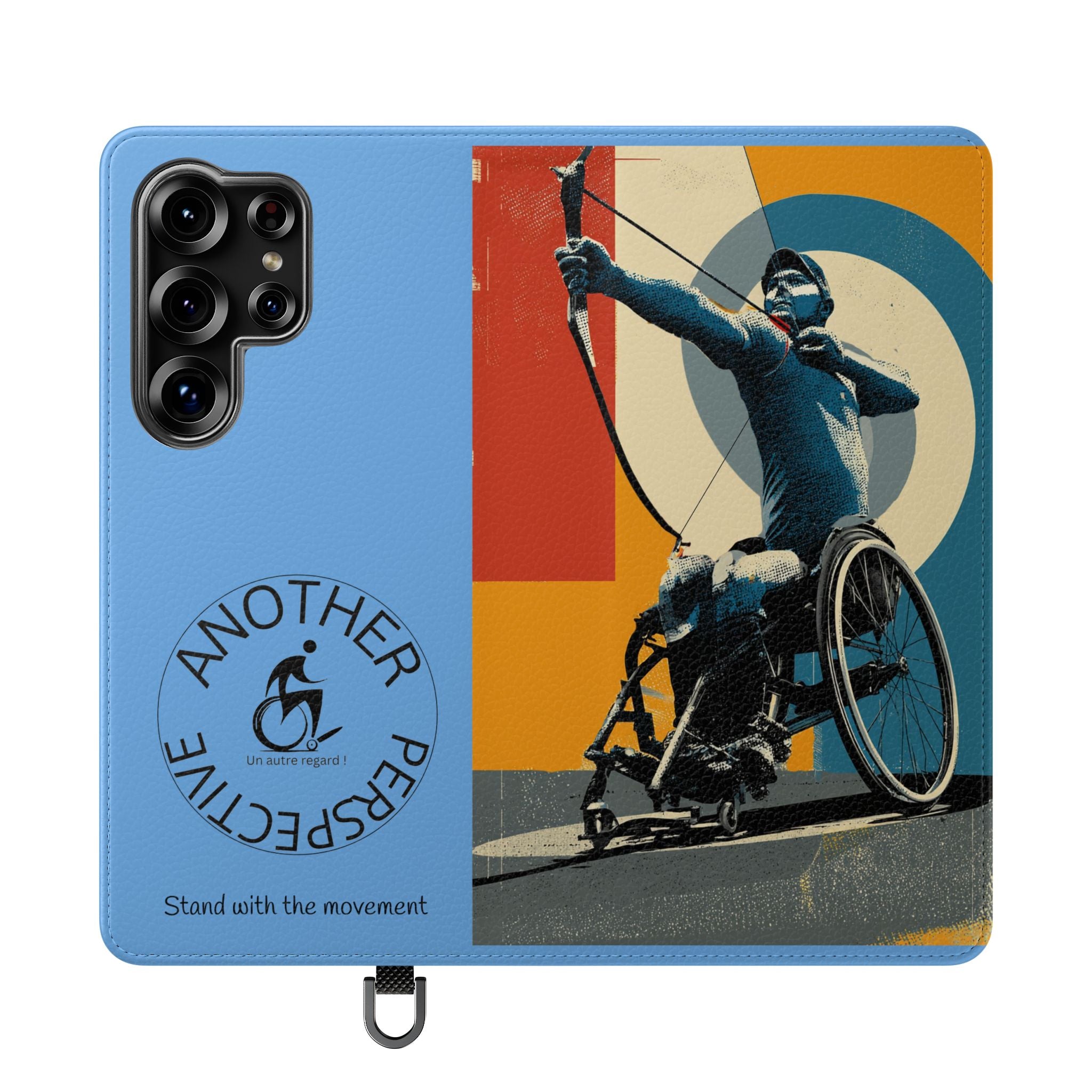 Sporty Flip Case for Athletes Archery, Phone Wallet Cover, Stylish Mobile Case, Perfect Gift for Sports Fans, Functional Design