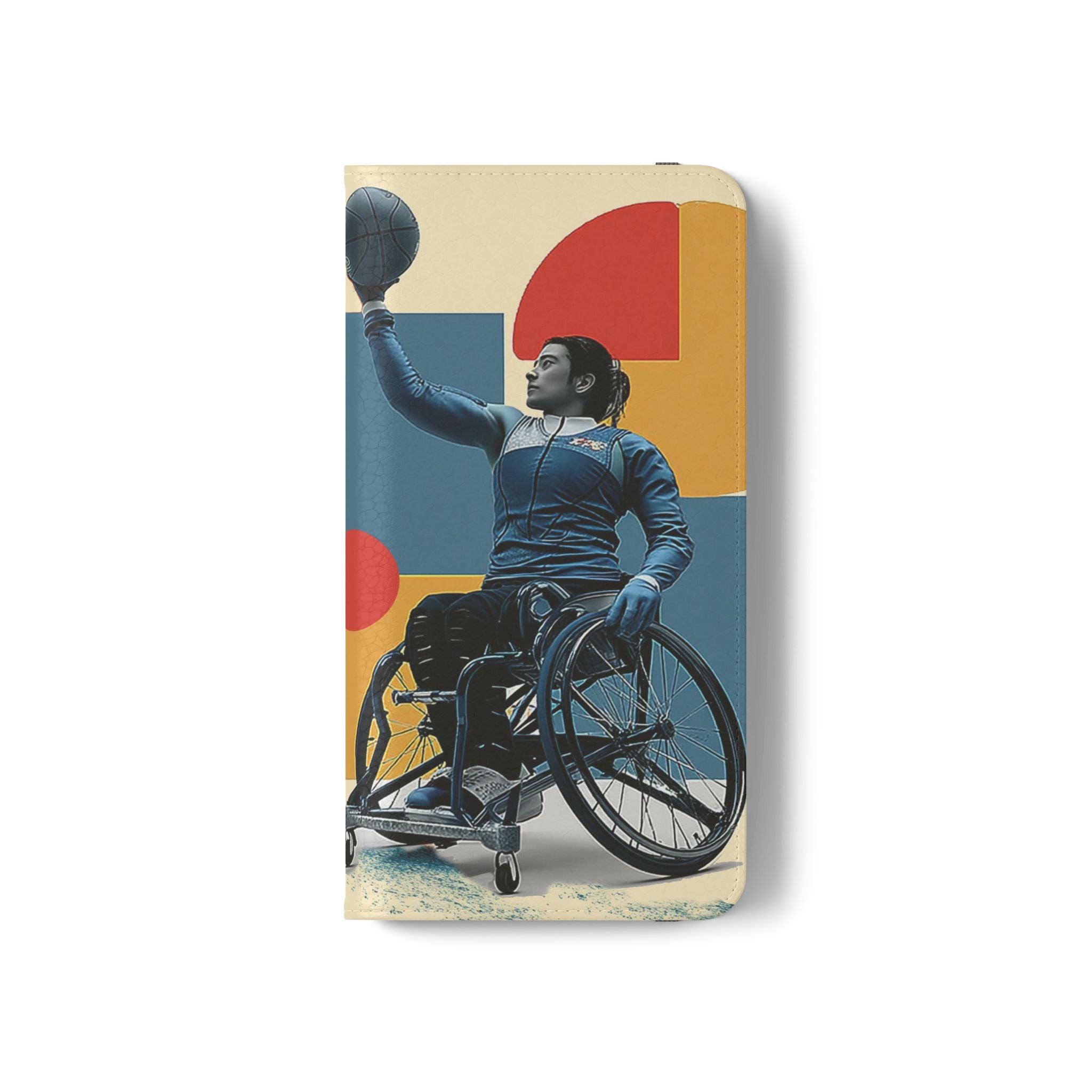 Adaptive Flip Cases for Empowerment, Wheelchair Basketball, Disability Awareness, Inspirational Gifts, Supportive Accessories