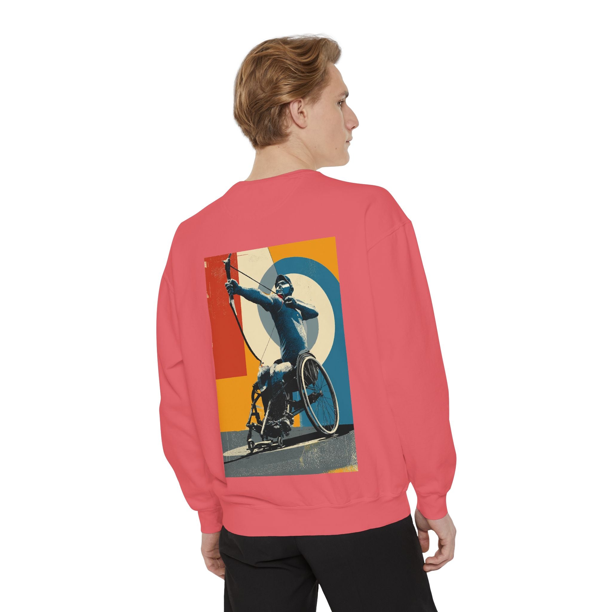 Inspirational Unisex Sweatshirt - Motivational Sports Archery Design | Perfect for Coaches, Athletes, Gifts, Casual Wear, and Events