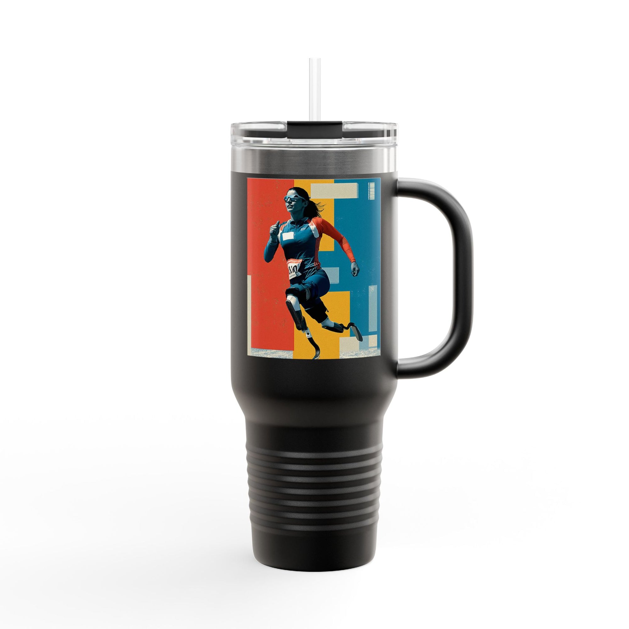 Vibrant Insulated Travel Mug, 40oz | Stylish Drinkware for Outdoor Adventures, Sports, Travel, Gifts