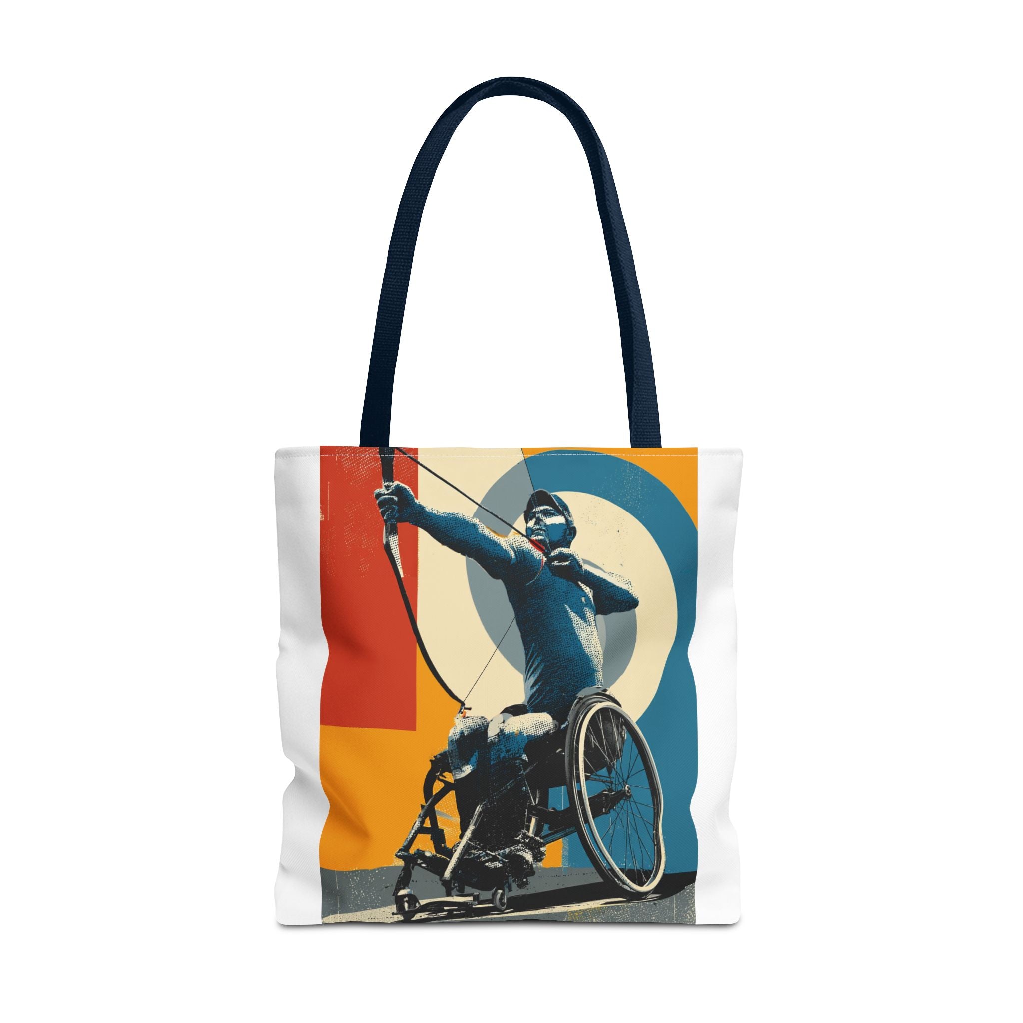 Inspirational Wheelchair Sports Tote Bag | Motivational Gym Bag, Everyday Use, Eco-Friendly Gift, Unique Sporty Design