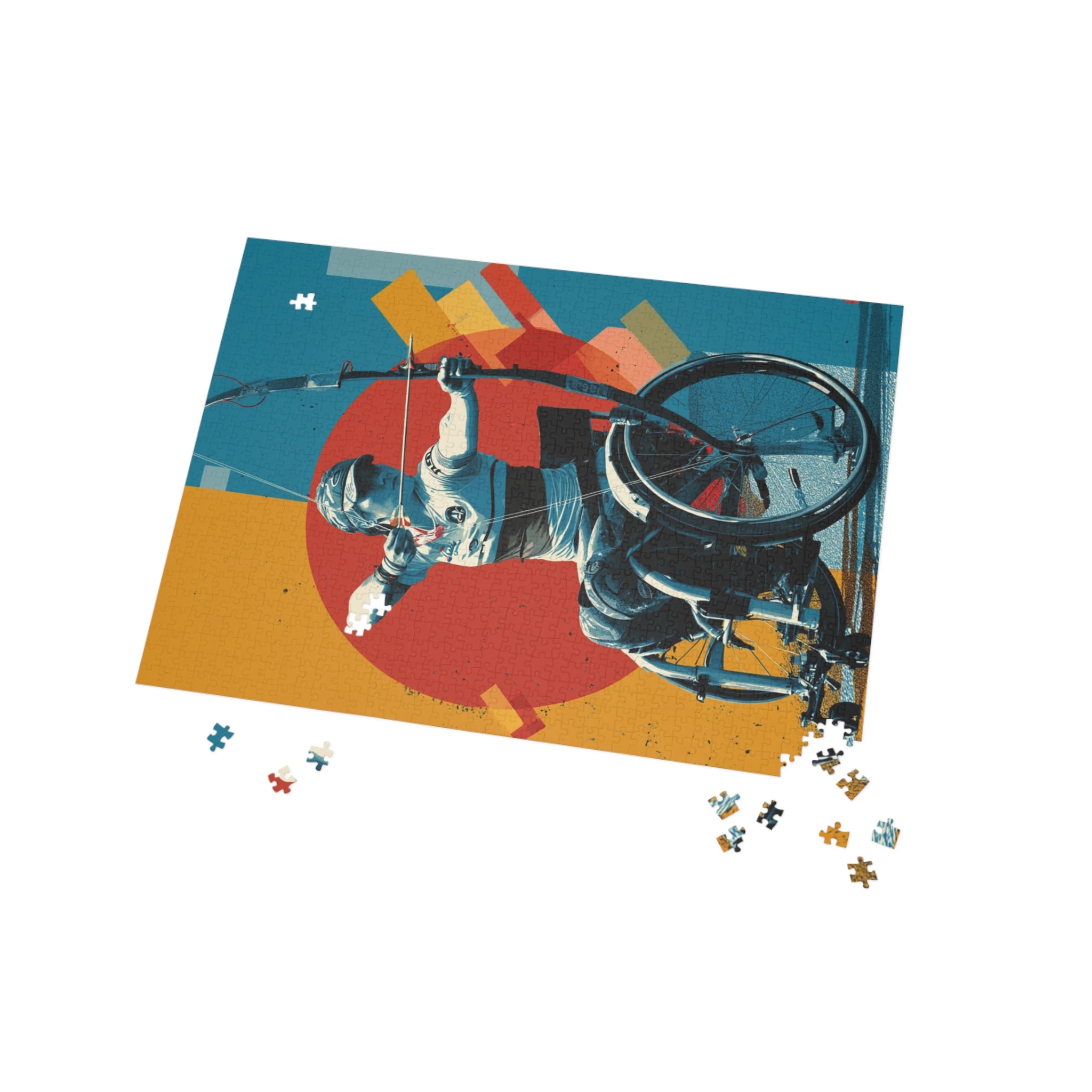 Interactive Archery Enthusiast Puzzle,  500-1000-Piece Jigsaw, Perfect for Gifts, Family Time, Home Decor, Cycling Theme