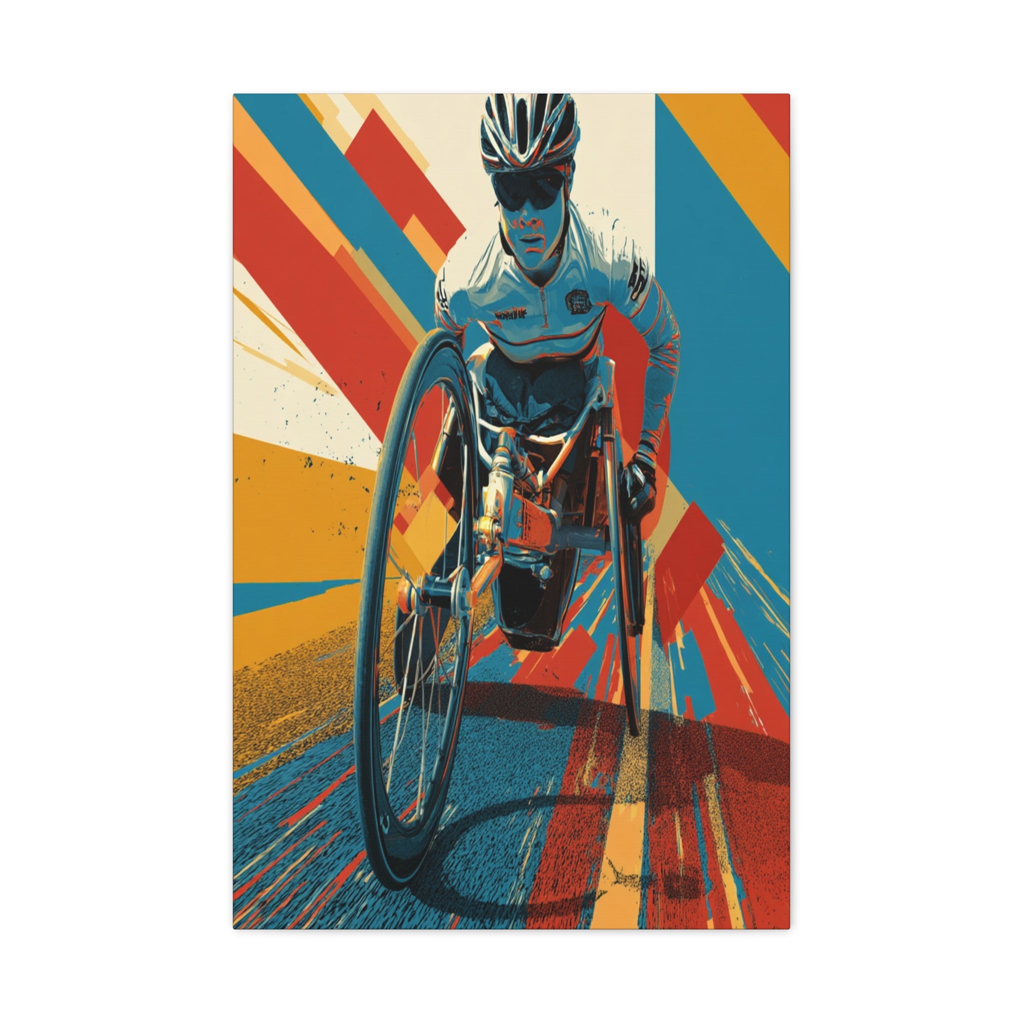 Empowering Wheelchair Athlete Canvas Art, Inspirational Wall Decor, Motivational Home Decor, Unique Gift for Sports Enthusiasts, [...]