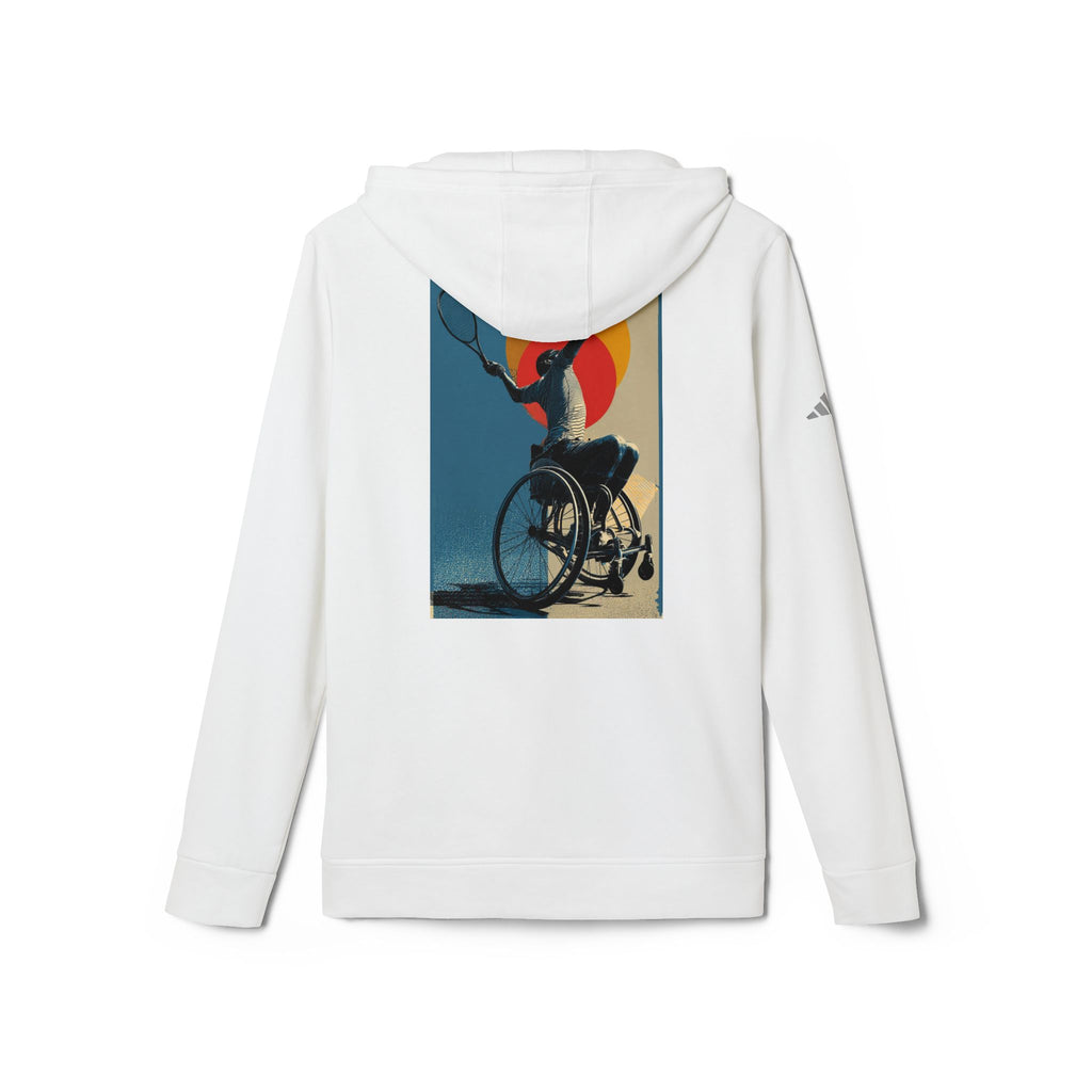 Adaptive Tennis  Sports Hoodie - Unisex Fleece with Vibrant Design, Ideal for Athletes, Casual Wear, Gifts, Active Lifestyle