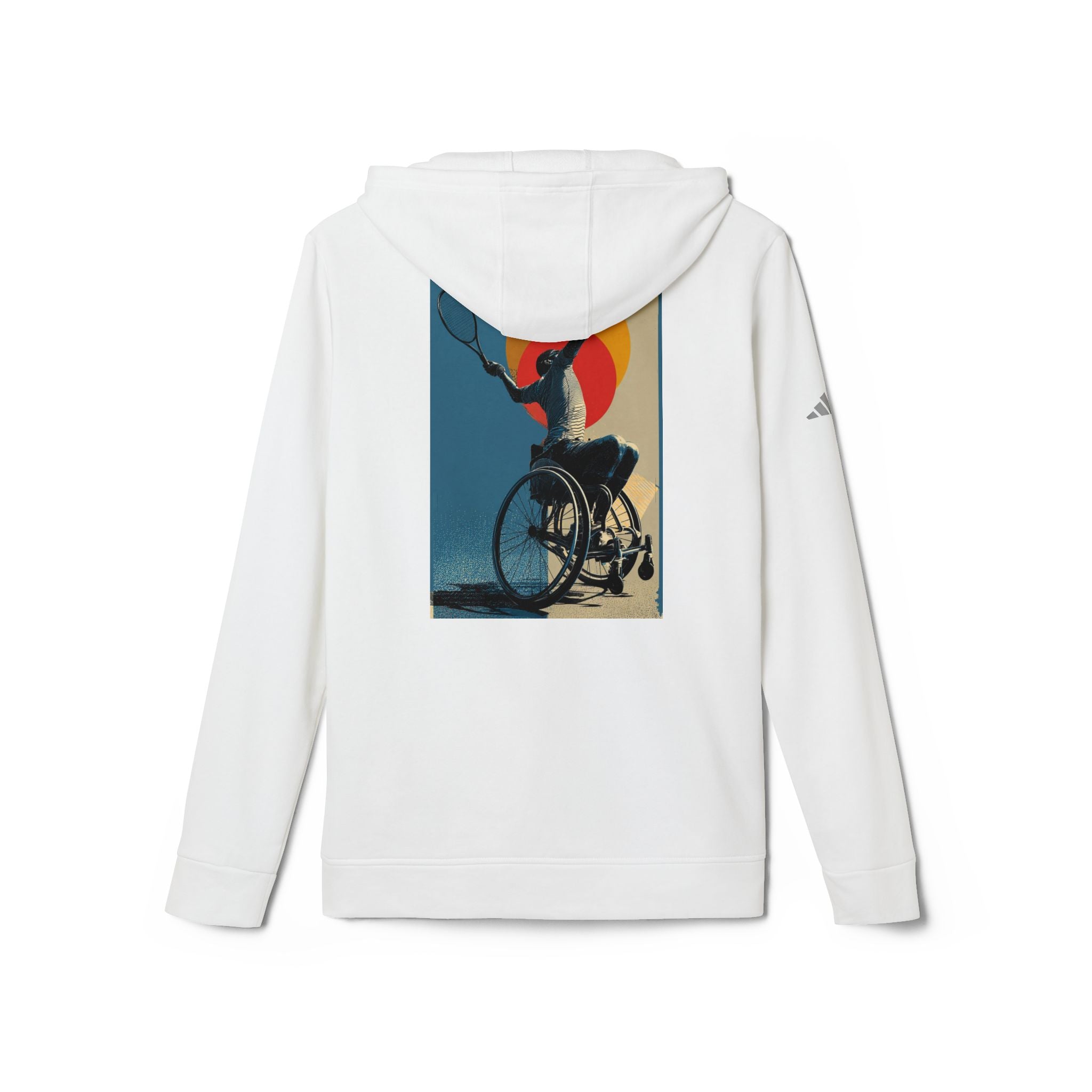 Adaptive Tennis  Sports Hoodie - Unisex Fleece with Vibrant Design, Ideal for Athletes, Casual Wear, Gifts, Active Lifestyle