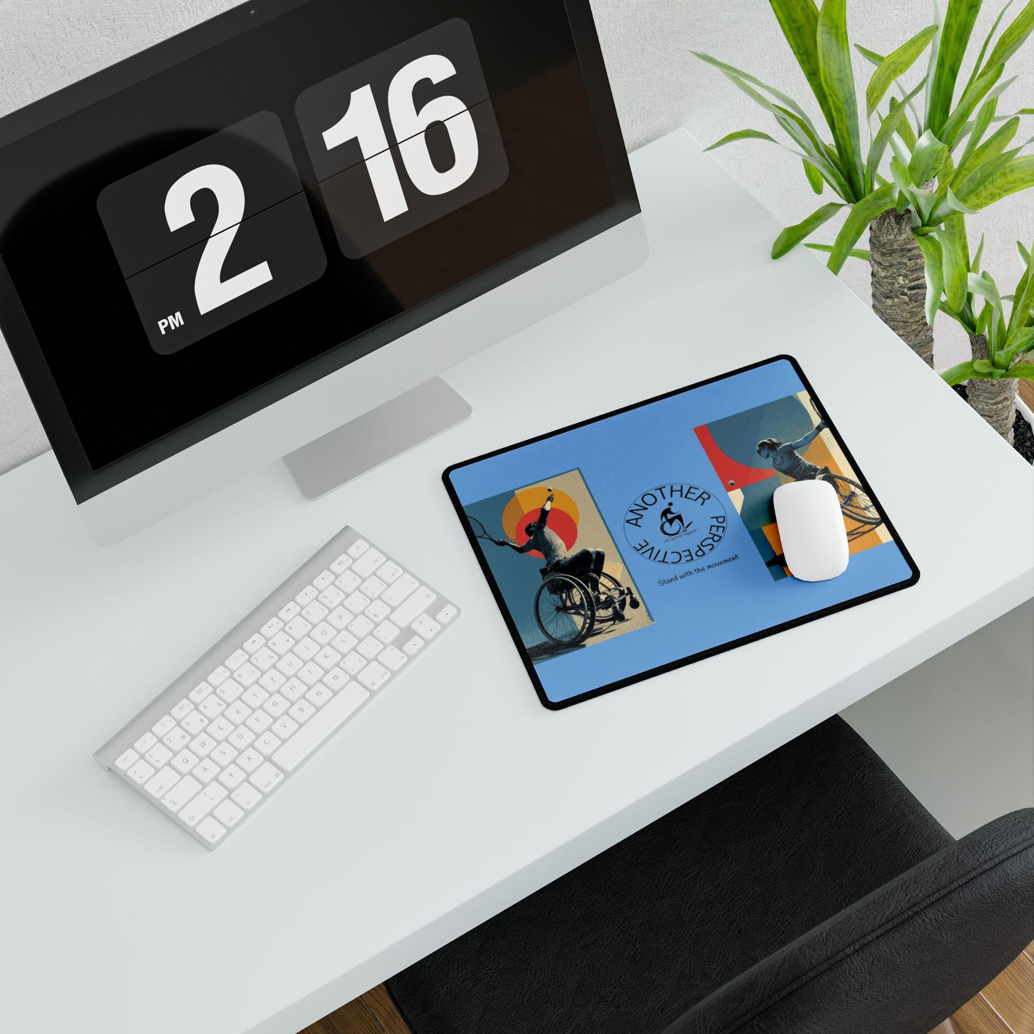 Adaptive Tennis Sports Desk Mat - Another Perspective | Motivational Workspace Décor, Office Gift, Inspirational Desk Pad, Home Office Decor, [...]