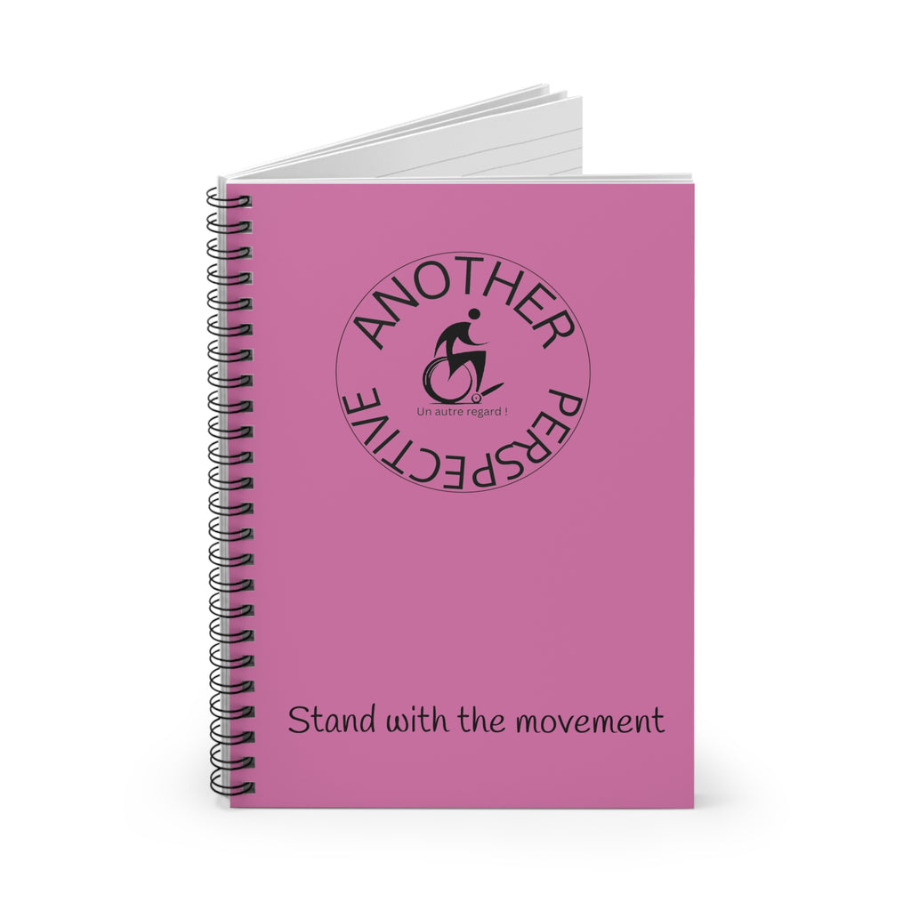 Inspirational Spiral Notebook Logo - Empowering Artwork, Ideal for Goal-Setting, Journaling, Gifts for Athletes, Rehab Tools, Women's Empowerment