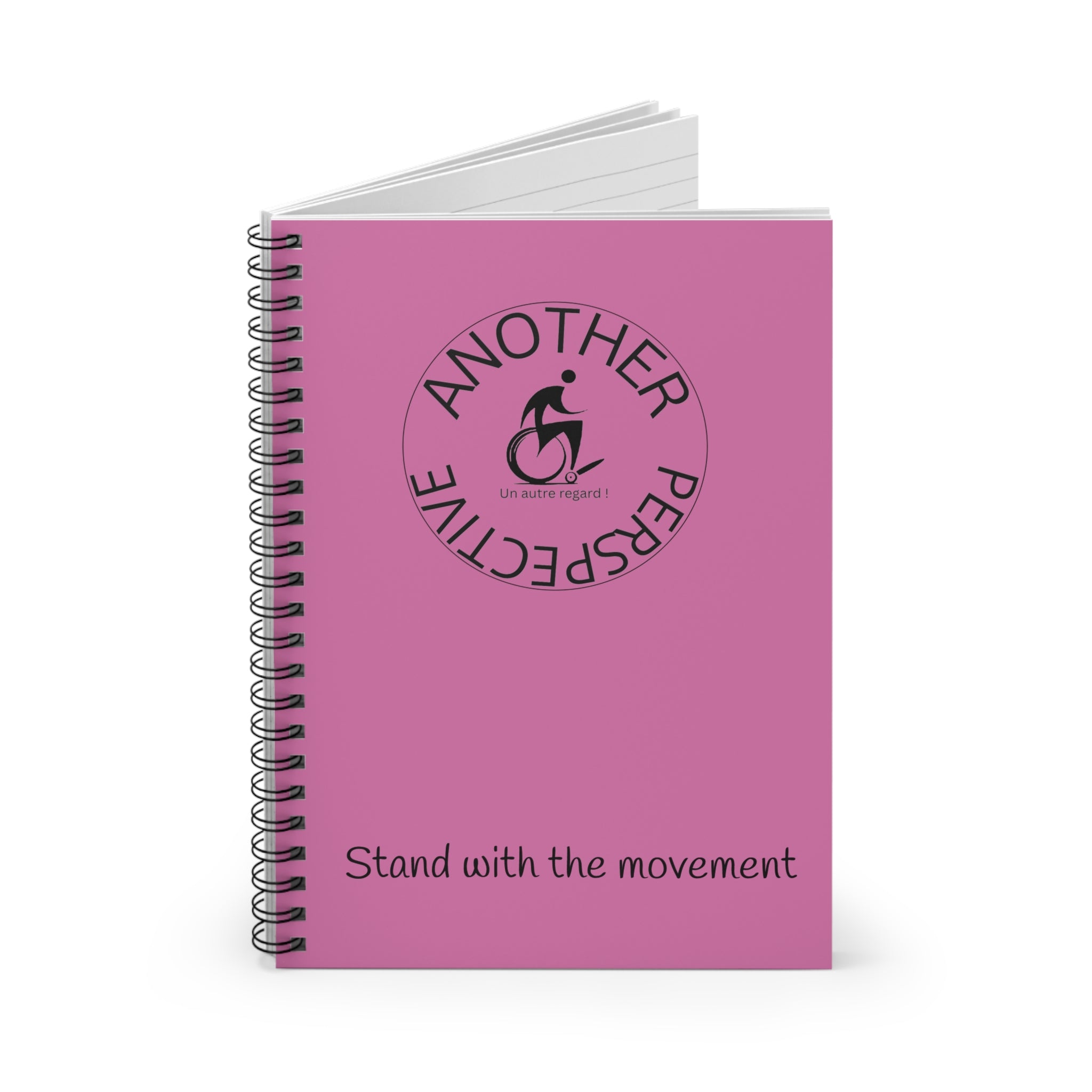 Inspirational Spiral Notebook Logo - Empowering Artwork, Ideal for Goal-Setting, Journaling, Gifts for Athletes, Rehab Tools, Women's Empowerment