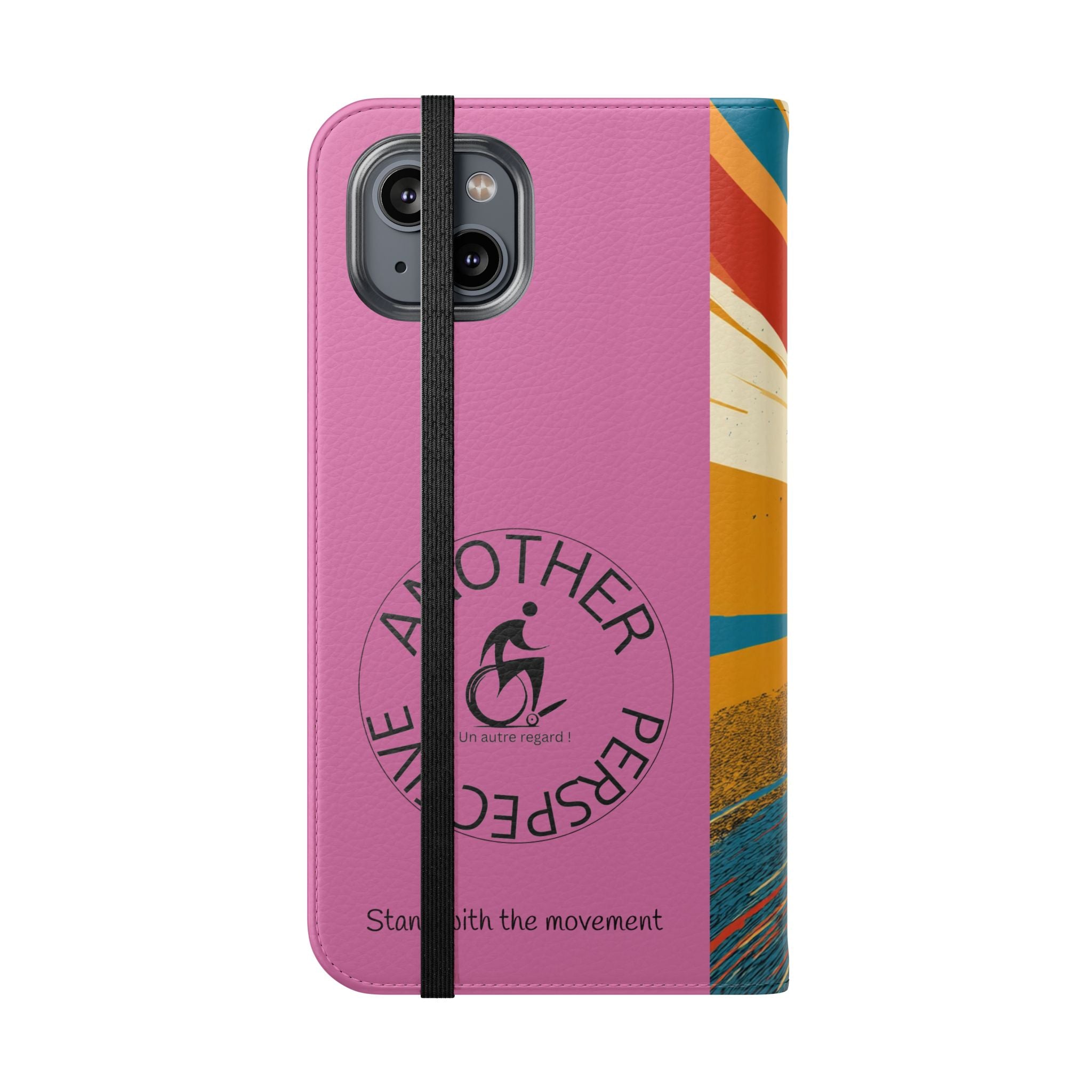 Inclusive Flip Cases for All Wheelchair, Phone Wallet, Strong & Stylish, Stand with the Movement, Perfect Gift, Everyday Use
