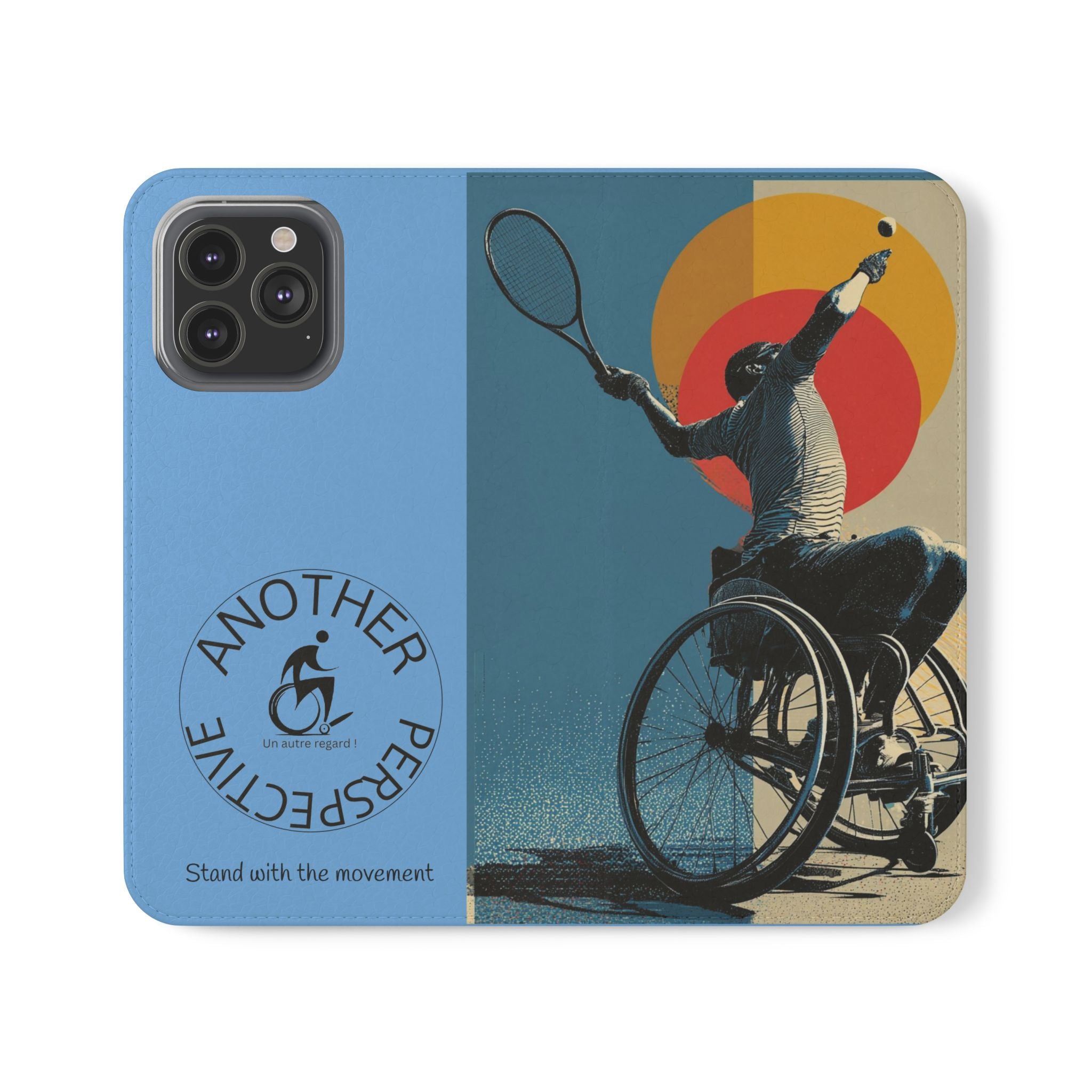 Sporty Flip Case for Athletes Tennis, Phone Wallet Cover, Stylish Mobile Case, Perfect Gift for Sports Fans, Functional Design