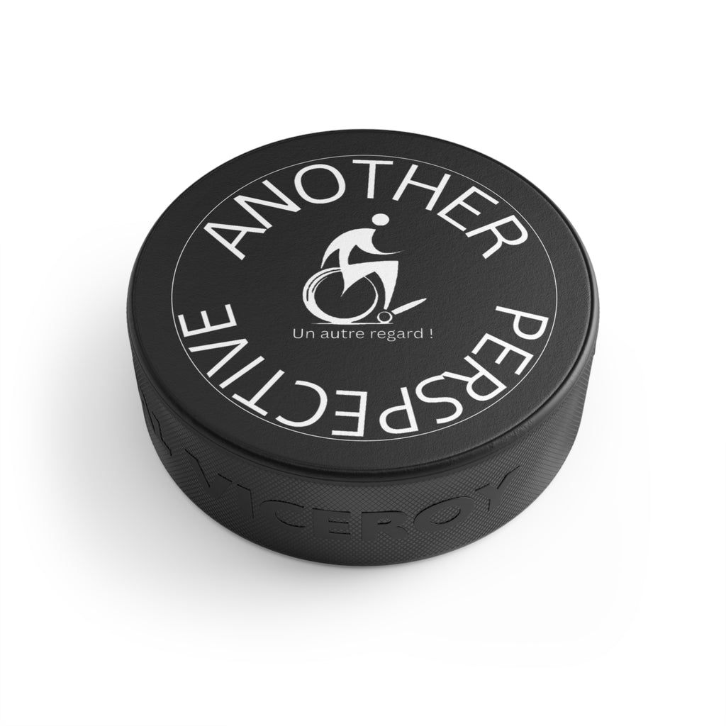 Hockey Puck, Disabled Sports Memorabilia, Adaptive Sports Gift, Unique Hockey Decor, Inclusive Gifts for All