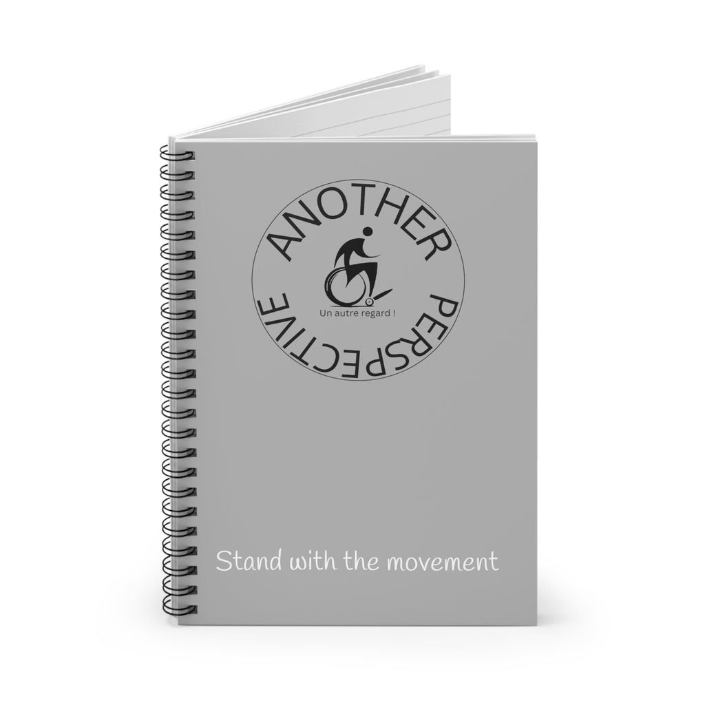 Inspirational Spiral Notebook Logo- Empowering Artwork, Ideal for Goal-Setting, Journaling, Gifts for Athletes, Rehab Tools, Women's Empowerment