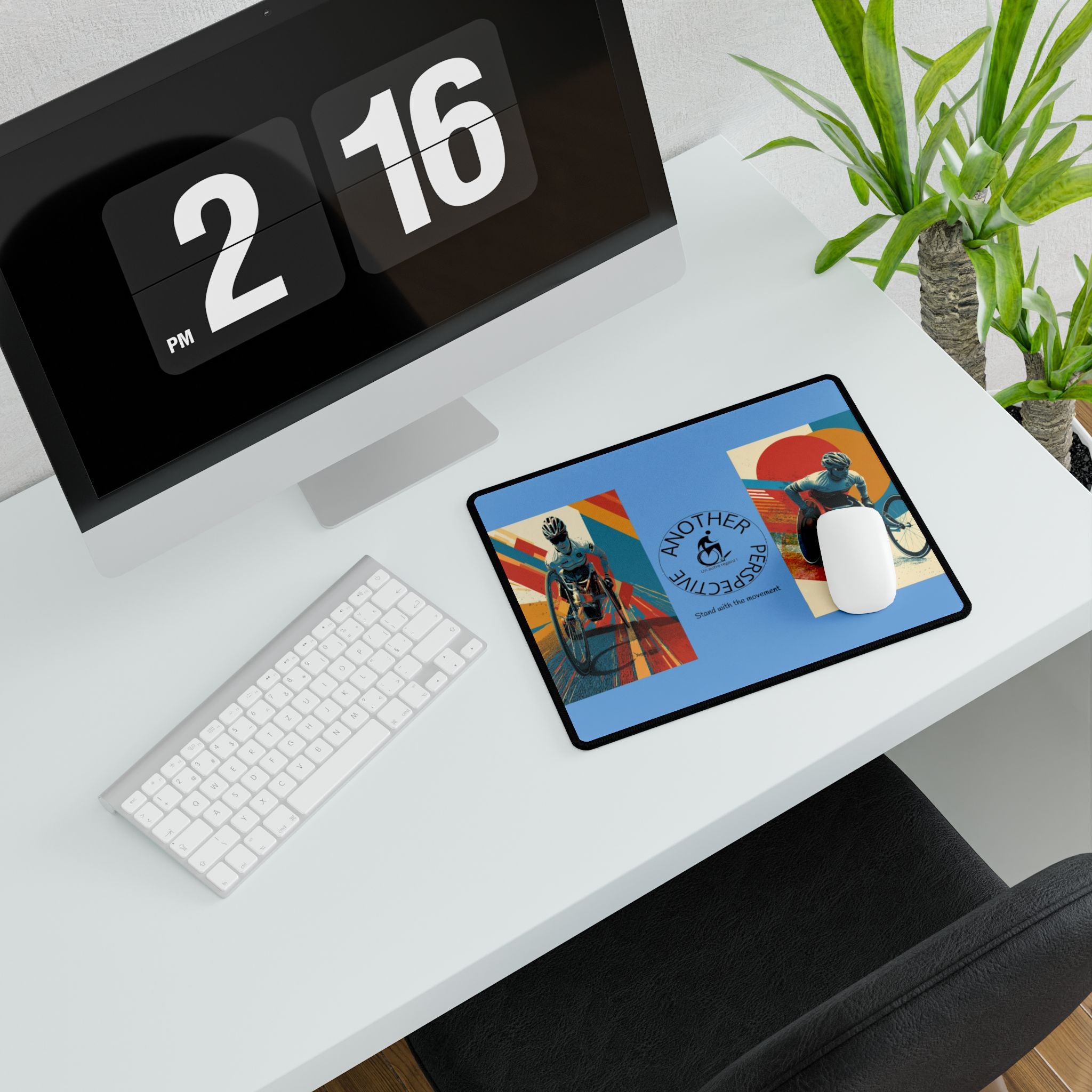 Adaptive Wheelchair Course Desk Mat - Another Perspective | Motivational Workspace Décor, Office Gift, Inspirational Desk Pad, Home Office Decor, [...]