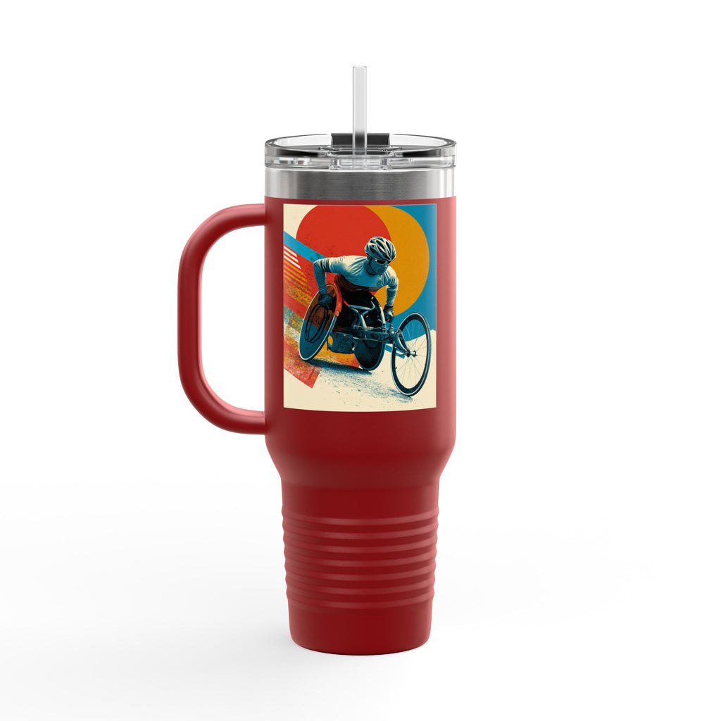 Vibrant Insulated Travel Mug, 40oz | Stylish Drinkware for Outdoor Adventures, Sports, Travel, Gifts