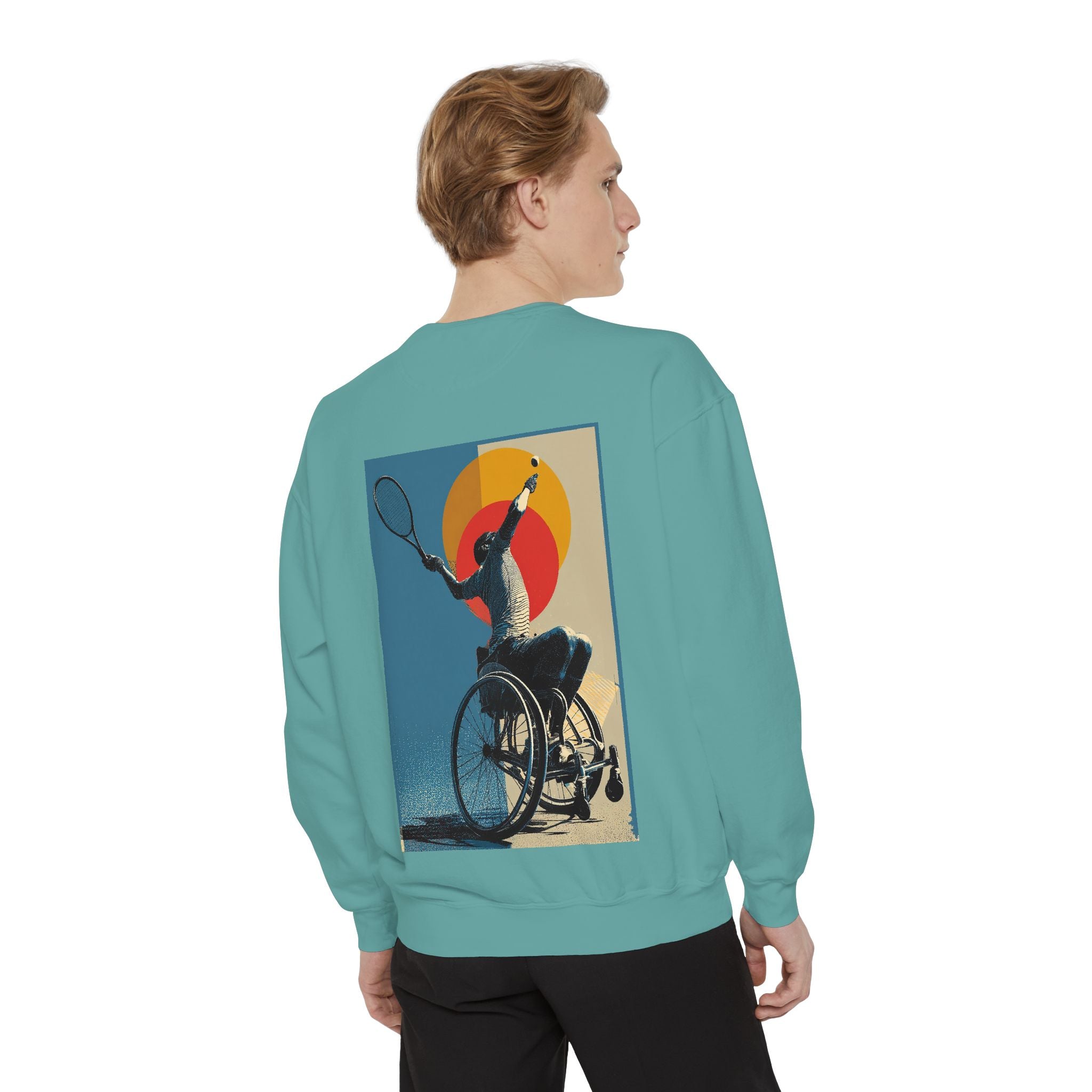 Inspirational Unisex Sweatshirt - Motivational Sports Tennis Design | Perfect for Coaches, Athletes, Gifts, Casual Wear, and Events