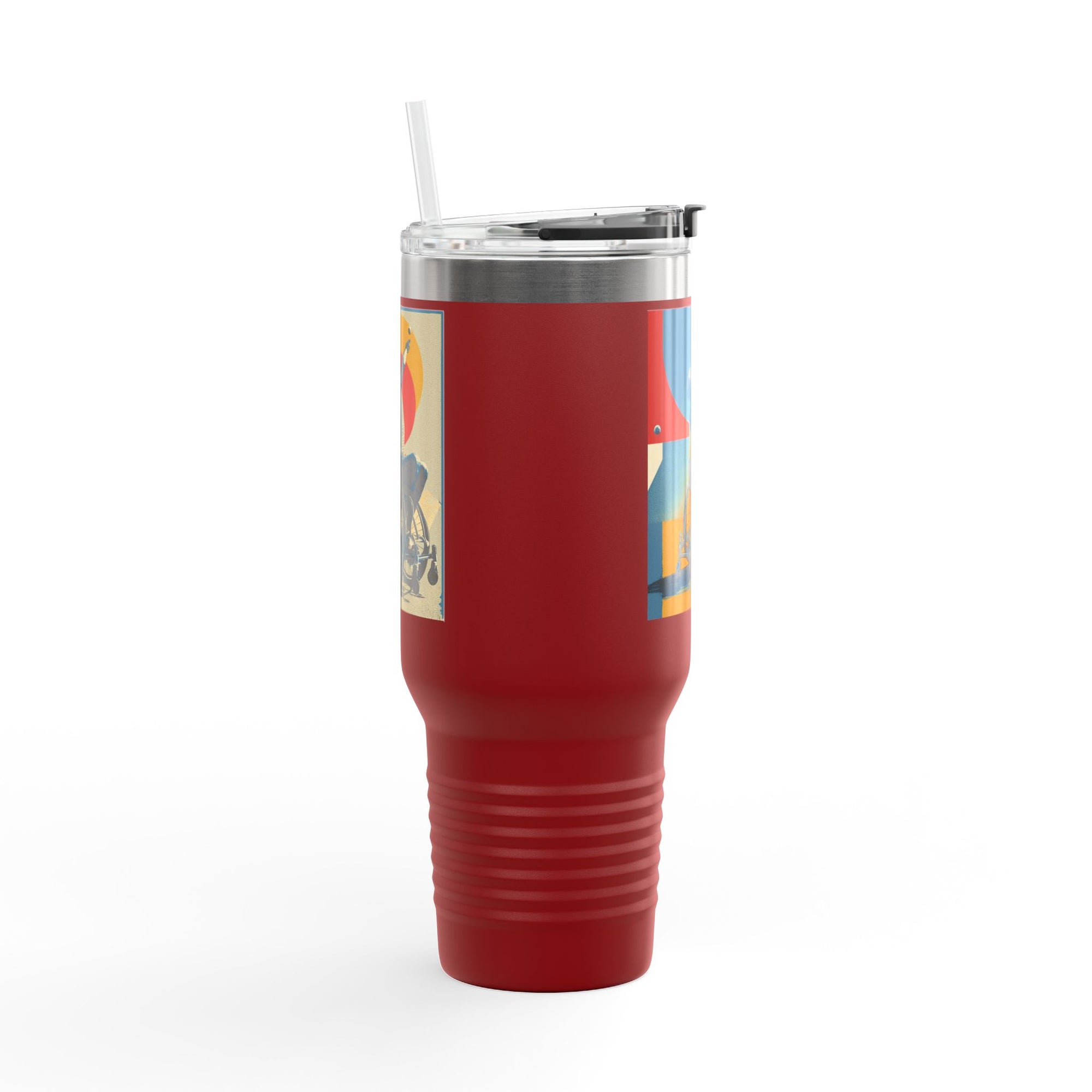 Vibrant Insulated Travel Mug, 40oz | Stylish Drinkware for Outdoor Adventures, Sports, Travel, Gifts