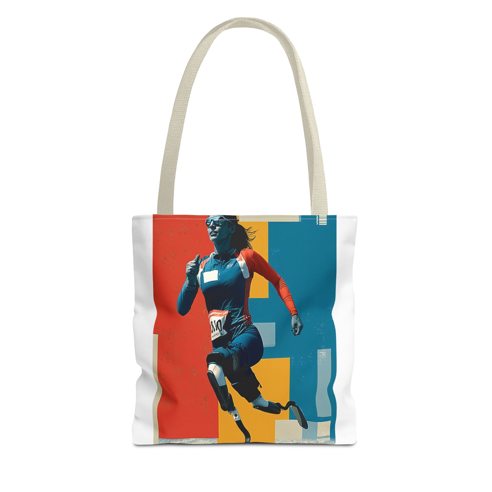 Inspirational Course Sports Tote Bag | Motivational Gym Bag, Everyday Use, Eco-Friendly Gift, Unique Sporty Design