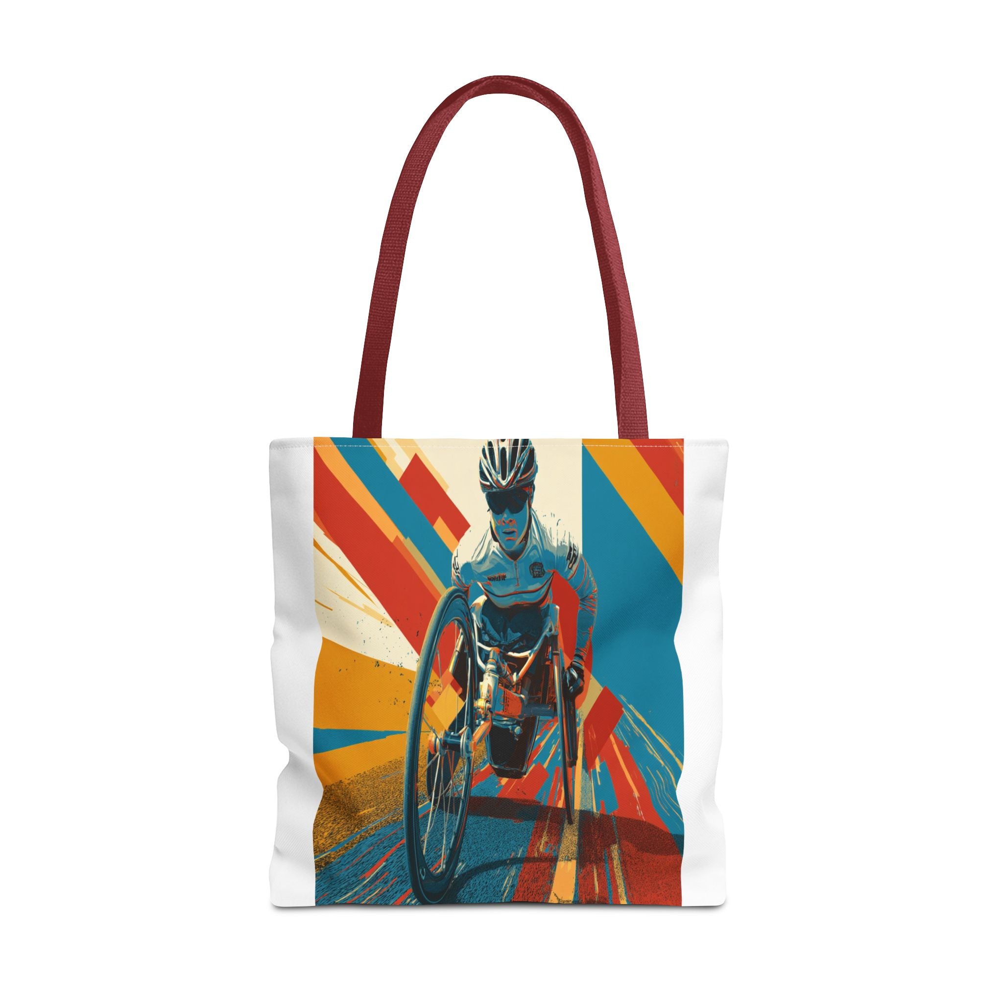 Inspirational Wheelchair Sports Tote Bag | Motivational Gym Bag, Everyday Use, Eco-Friendly Gift, Unique Sporty Design