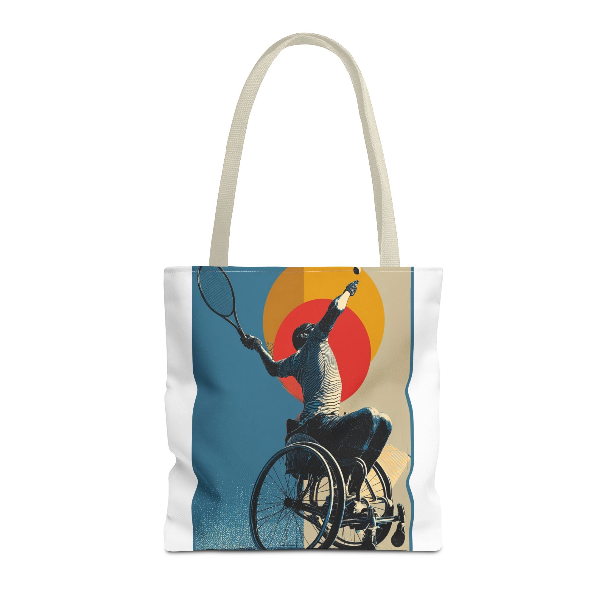 Inspirational Tennis Sports Tote Bag | Motivational Gym Bag, Everyday Use, Eco-Friendly Gift, Unique Sporty Design