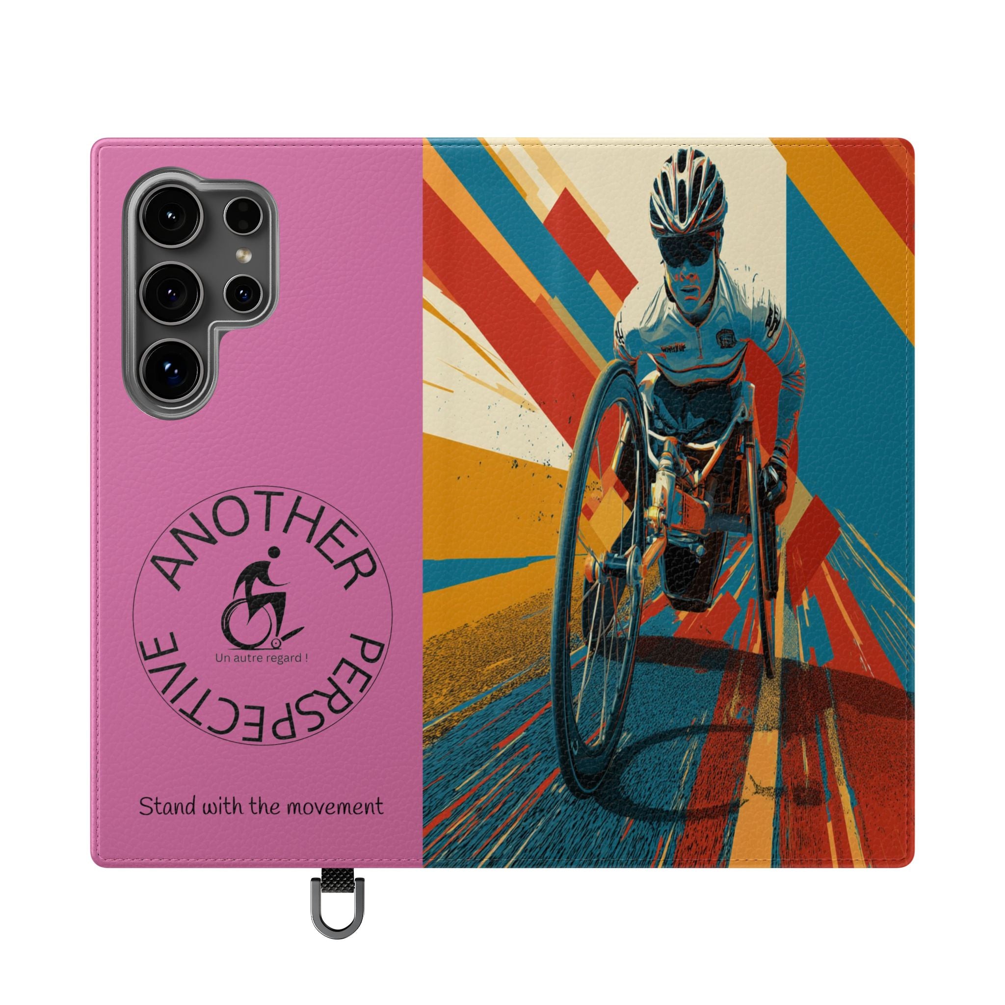 Inclusive Flip Cases for All Wheelchair, Phone Wallet, Strong & Stylish, Stand with the Movement, Perfect Gift, Everyday Use