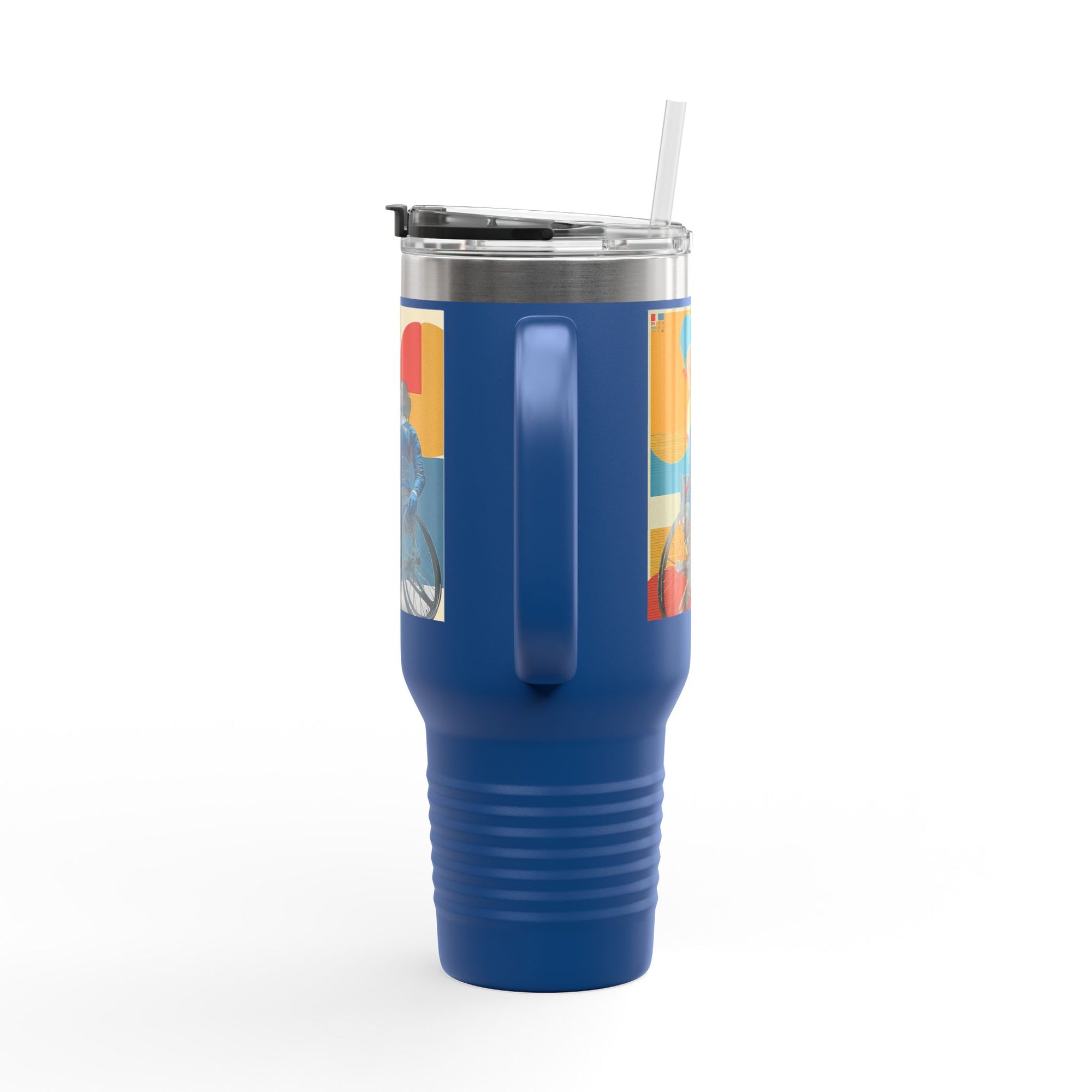 Vibrant Insulated Travel Mug, 40oz | Stylish Drinkware for Outdoor Adventures, Sports, Travel, Gifts