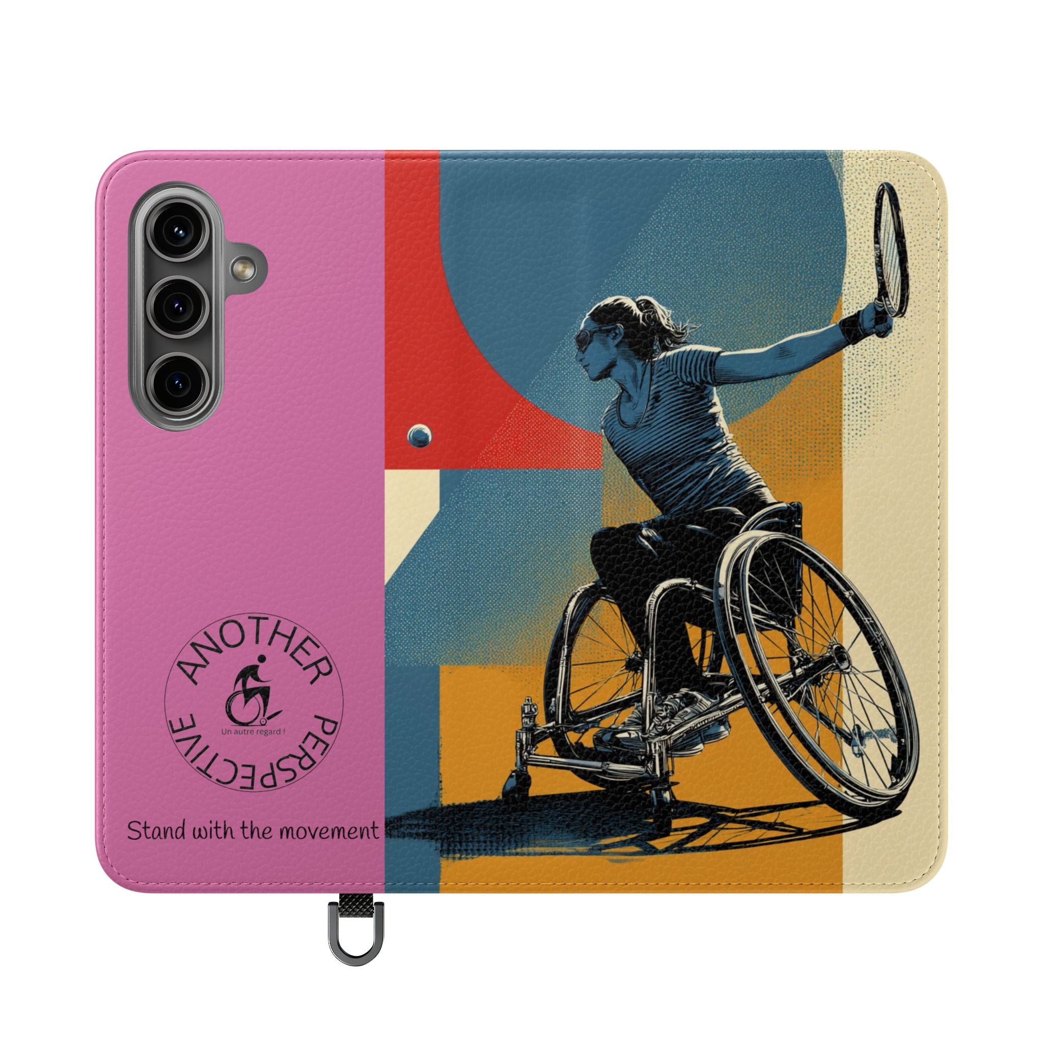 Sporty Flip Case for Athletes Tennis, Phone Wallet Cover, Stylish Mobile Case, Perfect Gift for Sports Fans, Functional Design