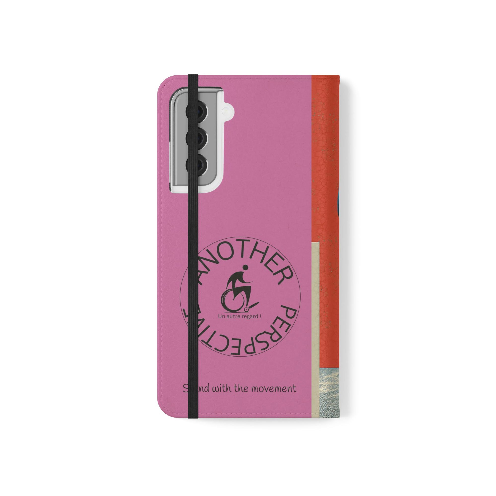 Empowering Flip Cases for Smartphones Course| Stand with the Movement, Stylish Phone Cover, Unique Gift, Inclusive Design, Support Accessibility
