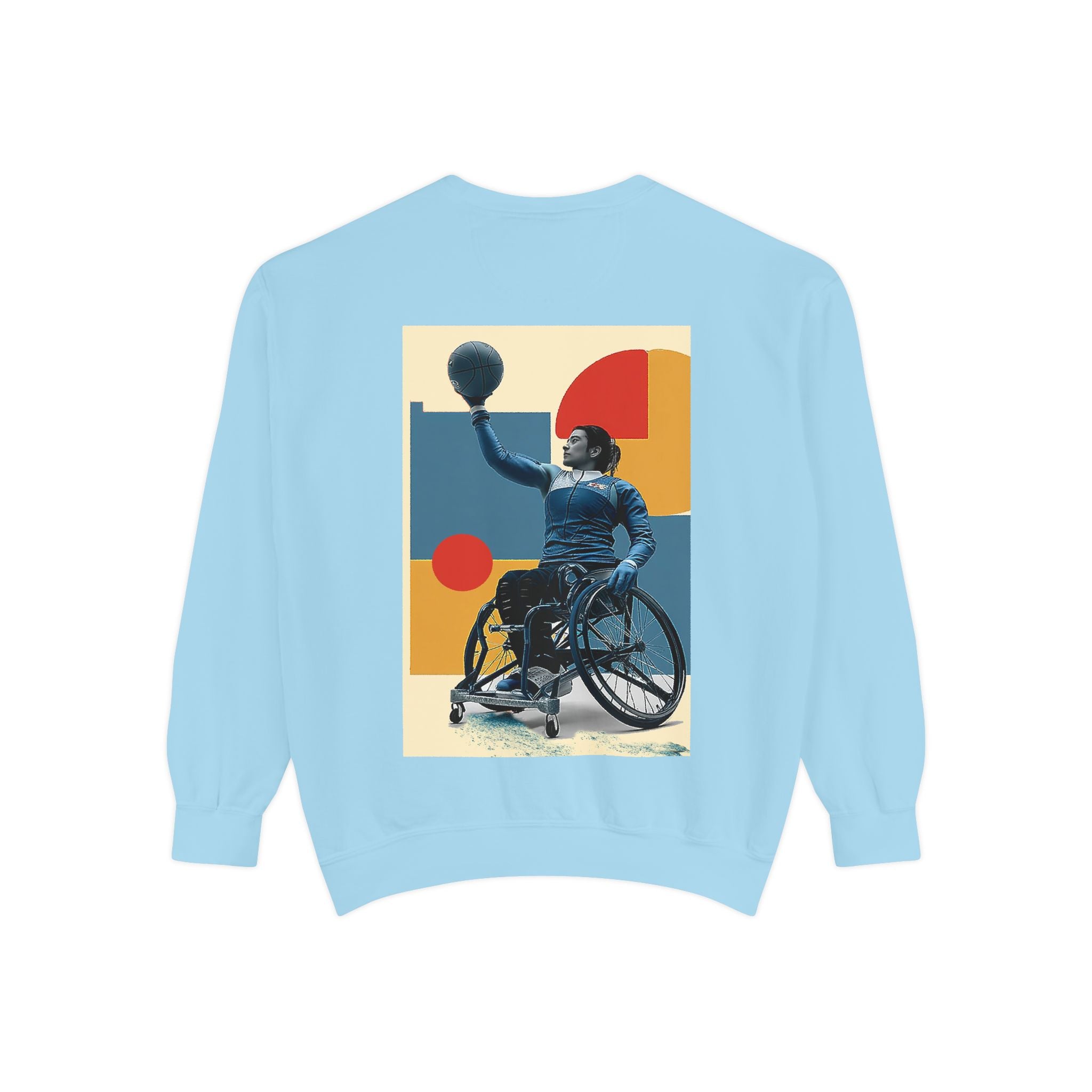 Inspirational Unisex Sweatshirt - Motivational Sports Basket Design | Perfect for Coaches, Athletes, Gifts, Casual Wear, and Events