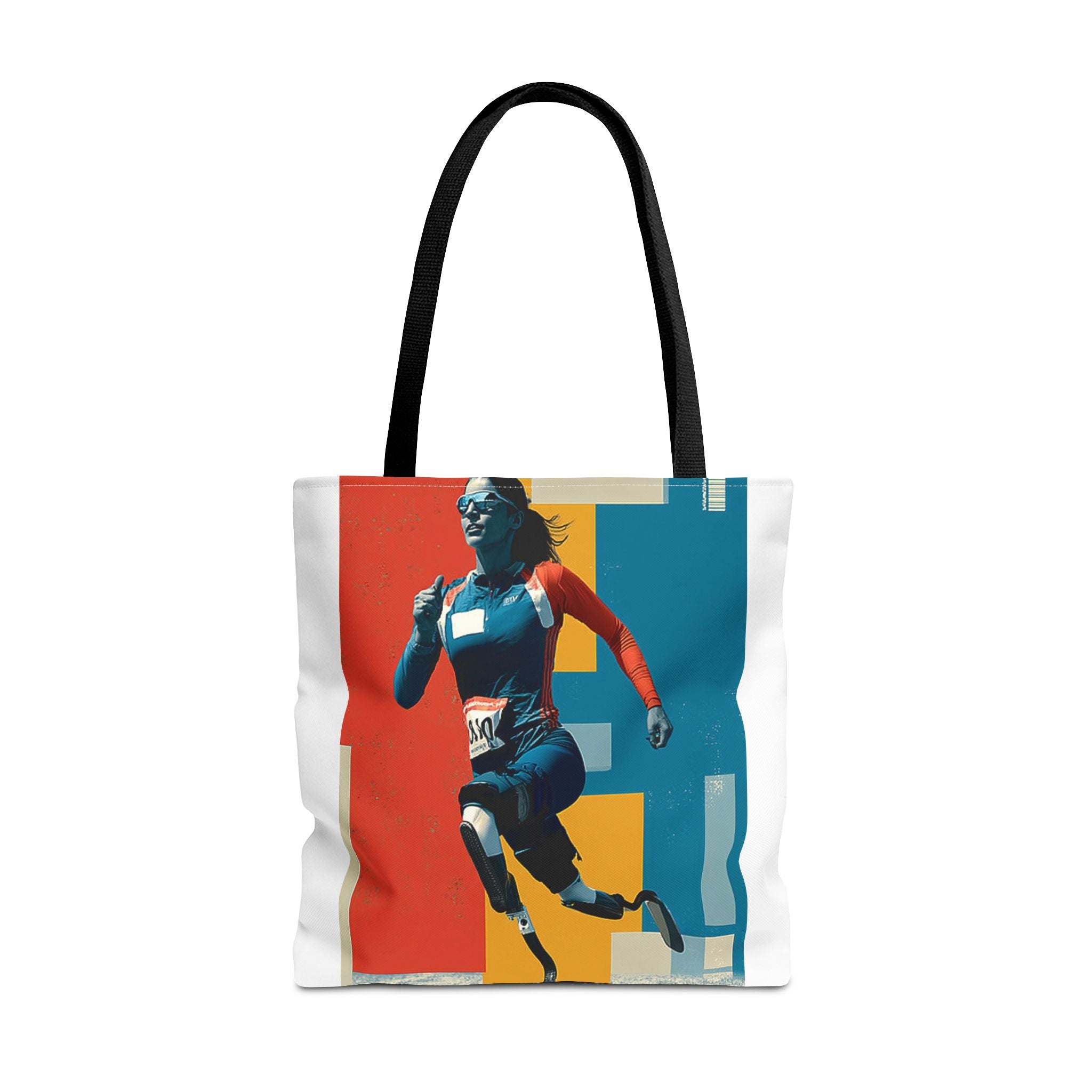 Inspirational Course Sports Tote Bag | Motivational Gym Bag, Everyday Use, Eco-Friendly Gift, Unique Sporty Design
